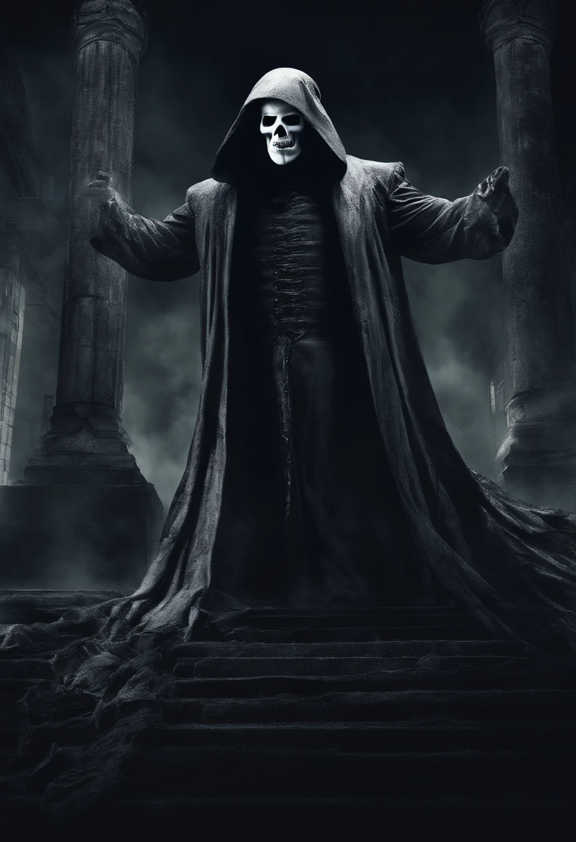the phantom, unholy, High detail, Cinematic composition, Dramaticlight, deformation, super wide shot, Hyperrealistic,photorealestic,Chinese ghost