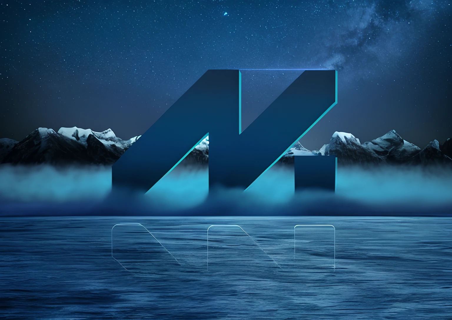 Close-up of red and black logos，The background is a mountain, -n4, - n 4, -n 4, 4 k - the number 4, -n 2, highly detailed - n 4, neo norilsk, Surreal N-4, ND4, ND 4, HQ 4K wallpaper, n 9, N9, 4 k wallpaper