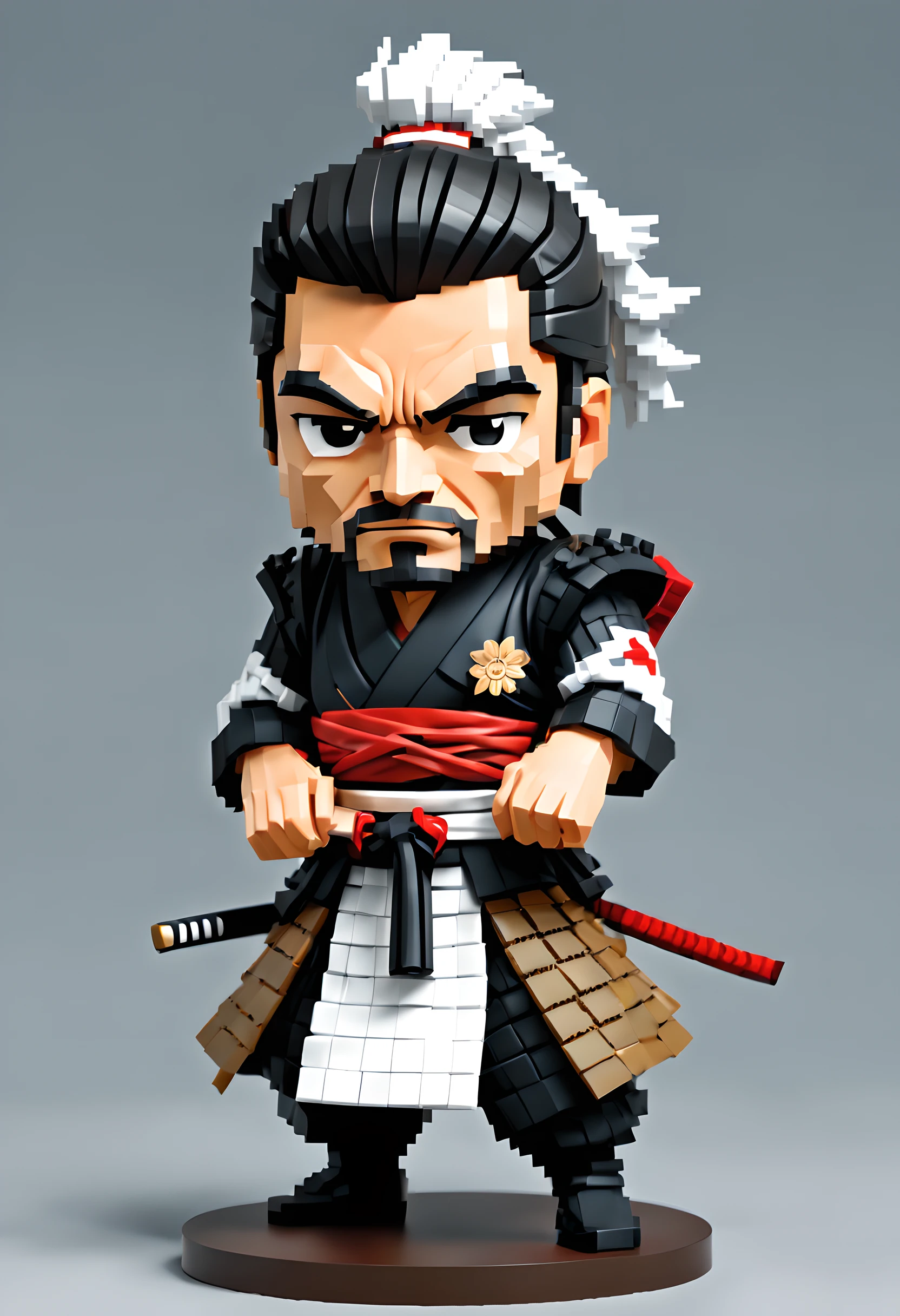 (Pixel art:1.5), (chibi character:1.5), (chibi emote:1.5), (Pixel art theme:1.5), (samurai:1.5), (Toshiro Mifune:1.5), (ancient Japanese:1.5), (Sekigahara:1.5), wind,