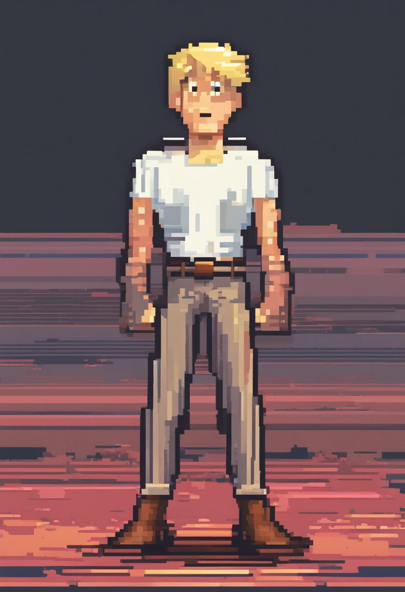 blonde man