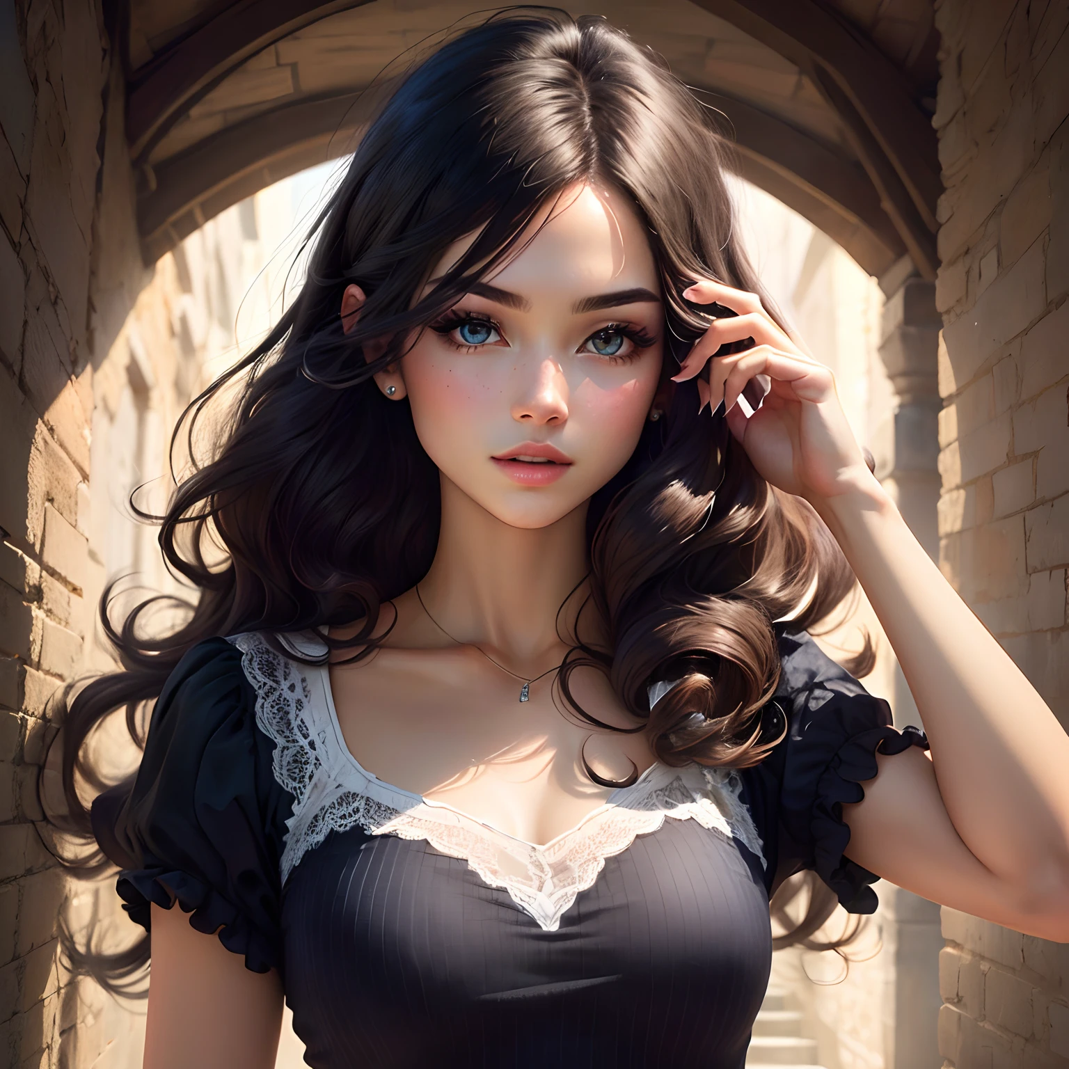 bob hair woman