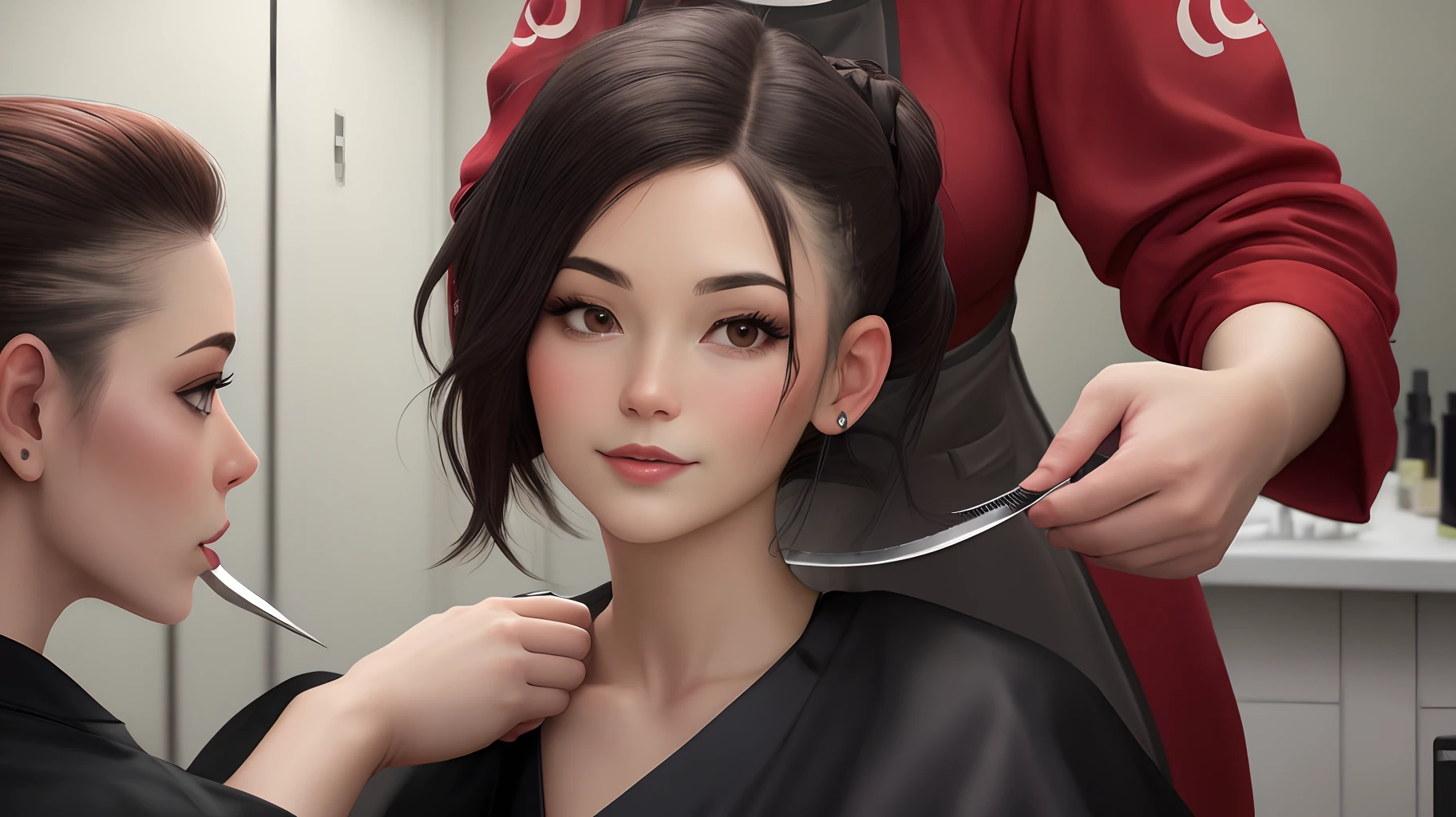 Nina the barber