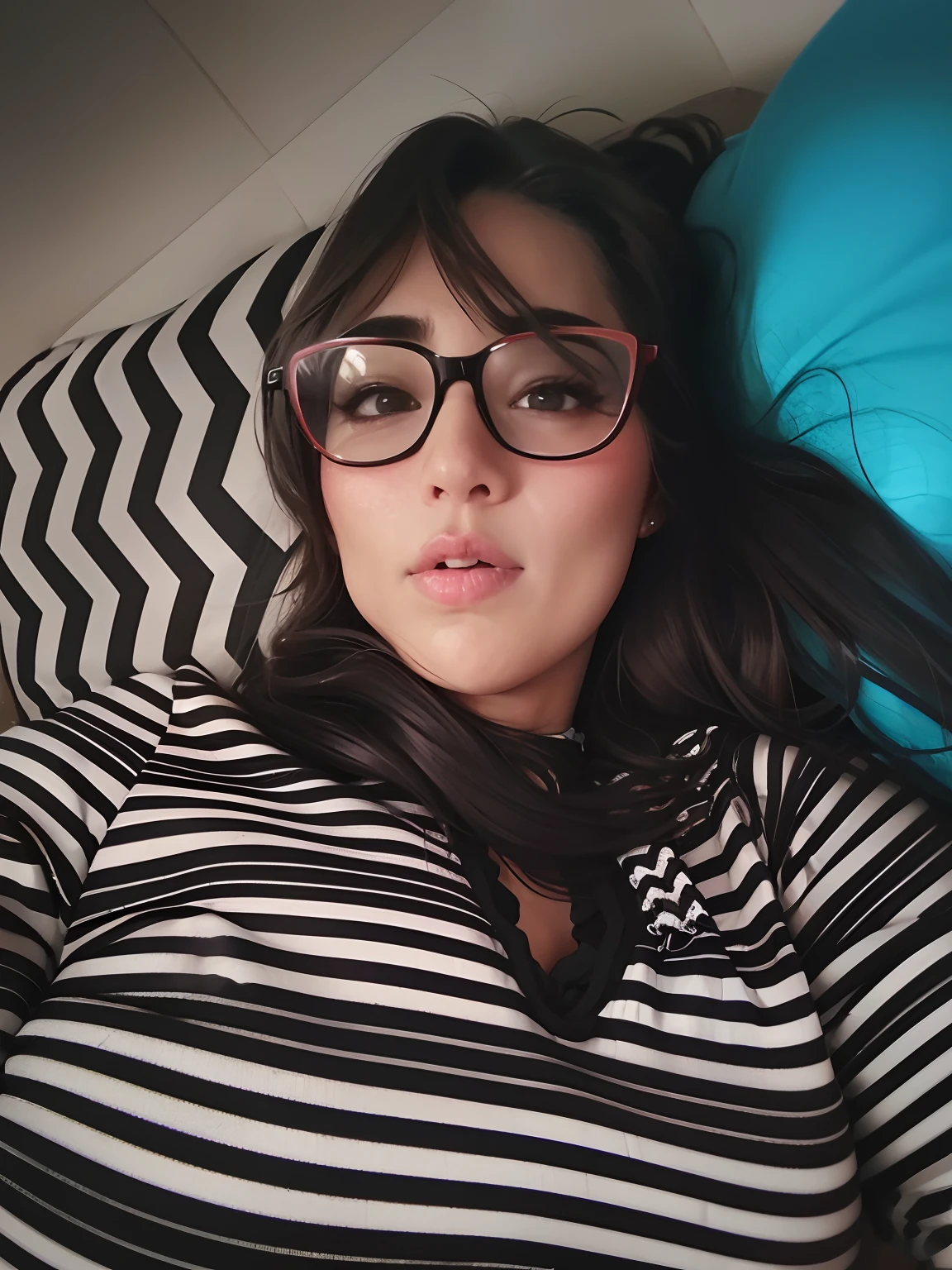 melhor qualidade, 4k, 16k, 8k, lighting cinema, garota sexy ajoelhada com olhos verdes chupando um pau enorme enquanto olha para o espectador com um olhar de safada, ela tem peitos perfeitos, a lot of milk drips down your lips