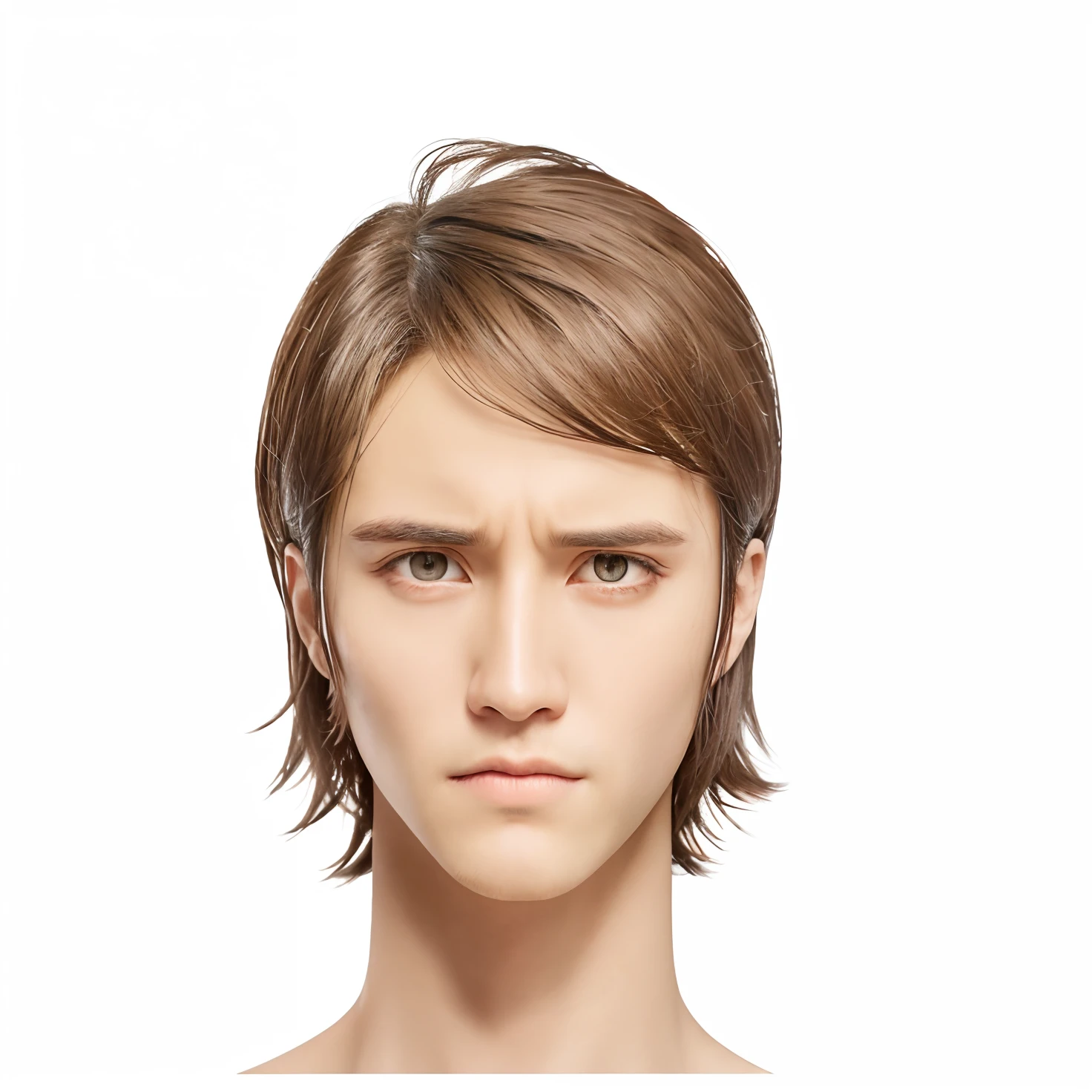 Potrait of a man in a suit and tie looking at the camera, portrait of eren yeager, in the anime film, in attack on titan, jean khristein,realistic, ultra details