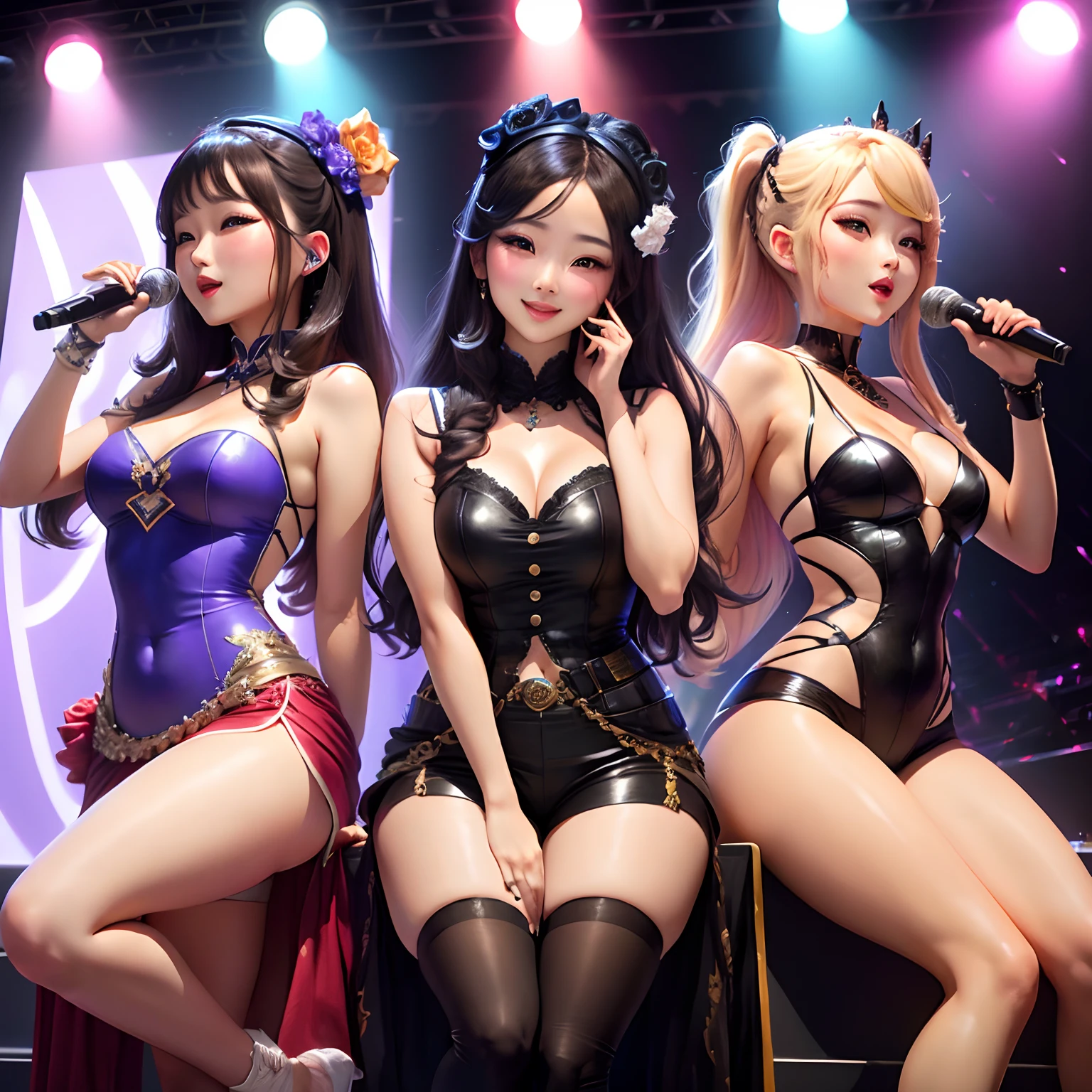 5man idol Cute woman