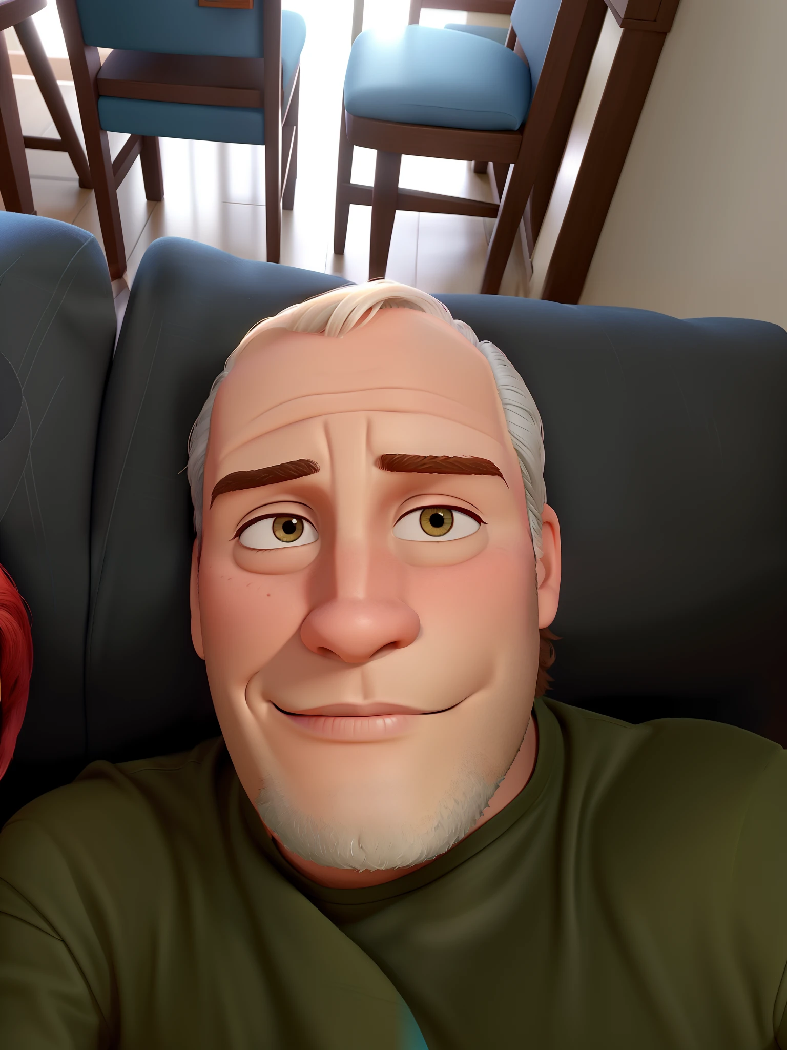 Casal (homem moreno e mulher branca) no estilo Disney Pixar, alta qualidade, melhor qualidade.