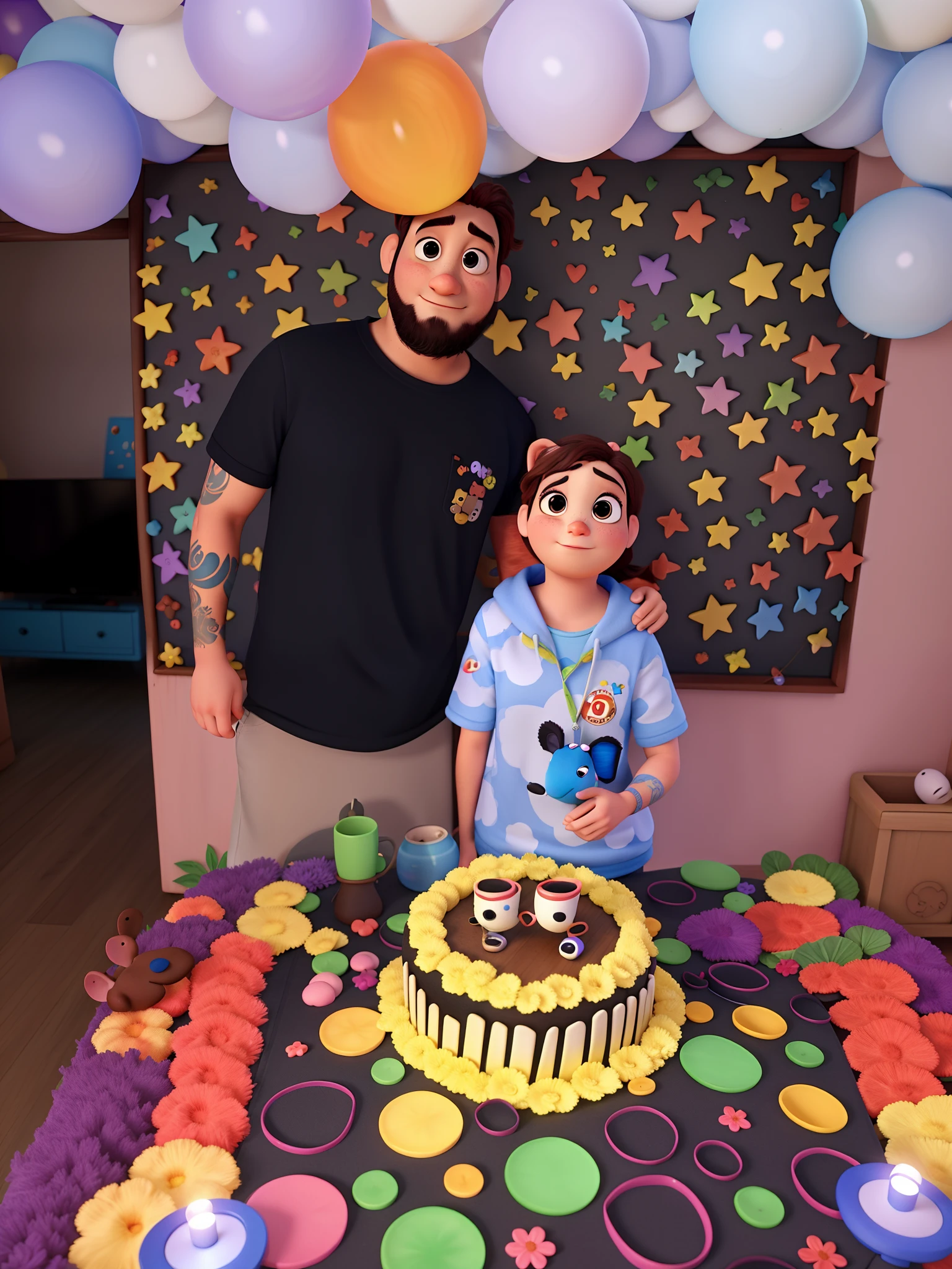 Pixar cercada por coelhos afetuosos, but heartbroken