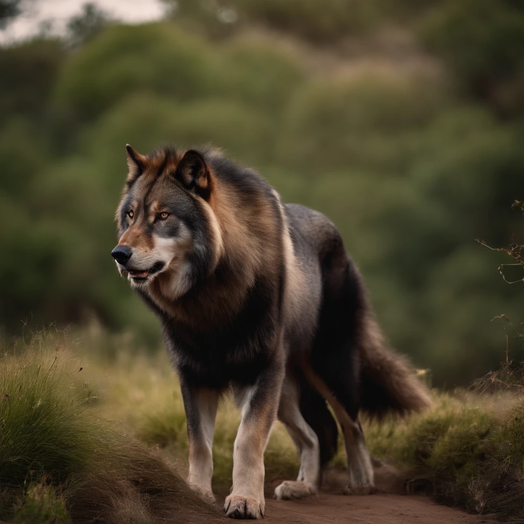 um homem transformando em lobo, lobisomem, classic, 8k, (insanamente detalhado:1.5), fotografia de corpo inteiro, 20 megapixels, Canon EOS R3, pele detalhada, pale skinned, atacando pequena vila