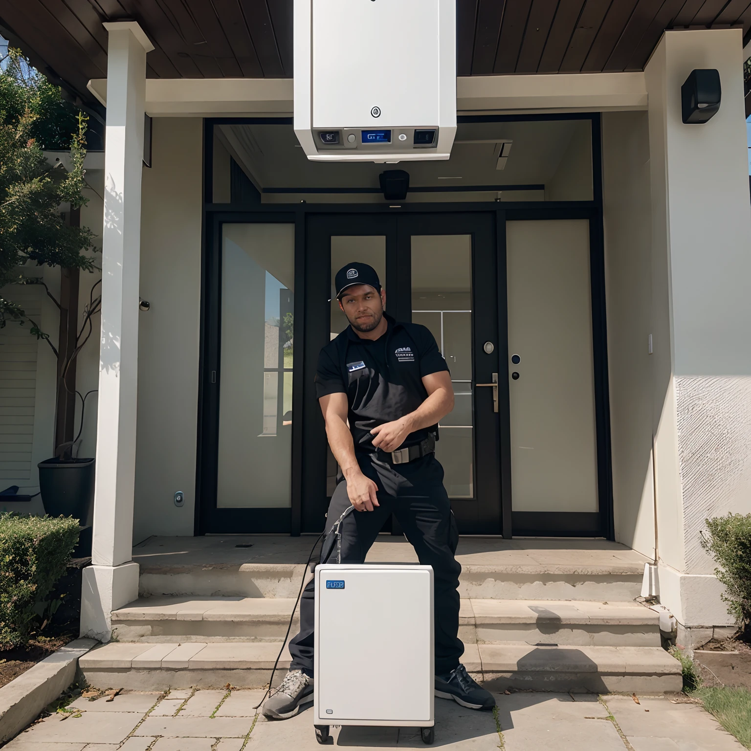 Entrepreneur installer of electronic security systems