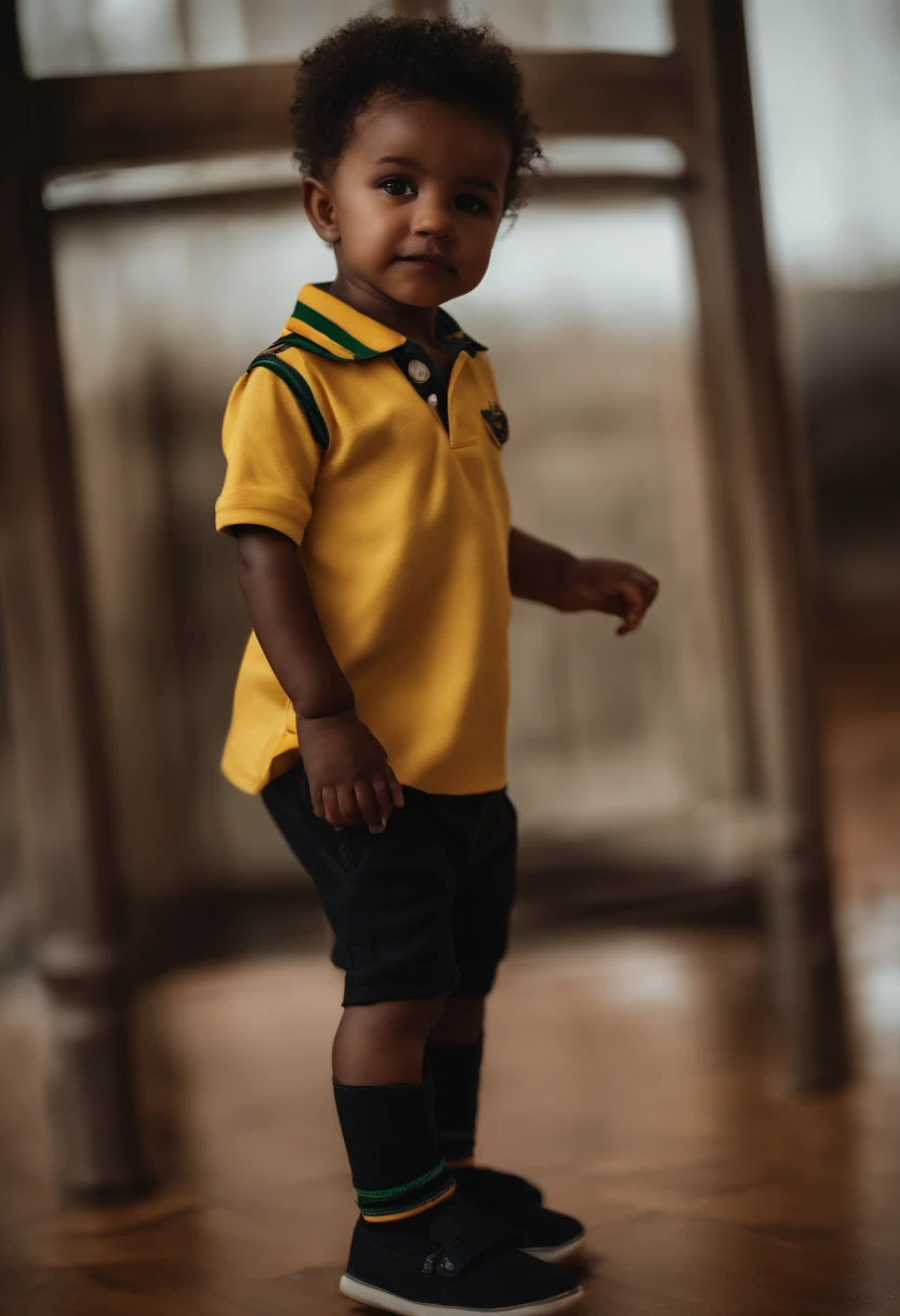 mulher negra. , vestido de polo. Homem com barba uniforme.