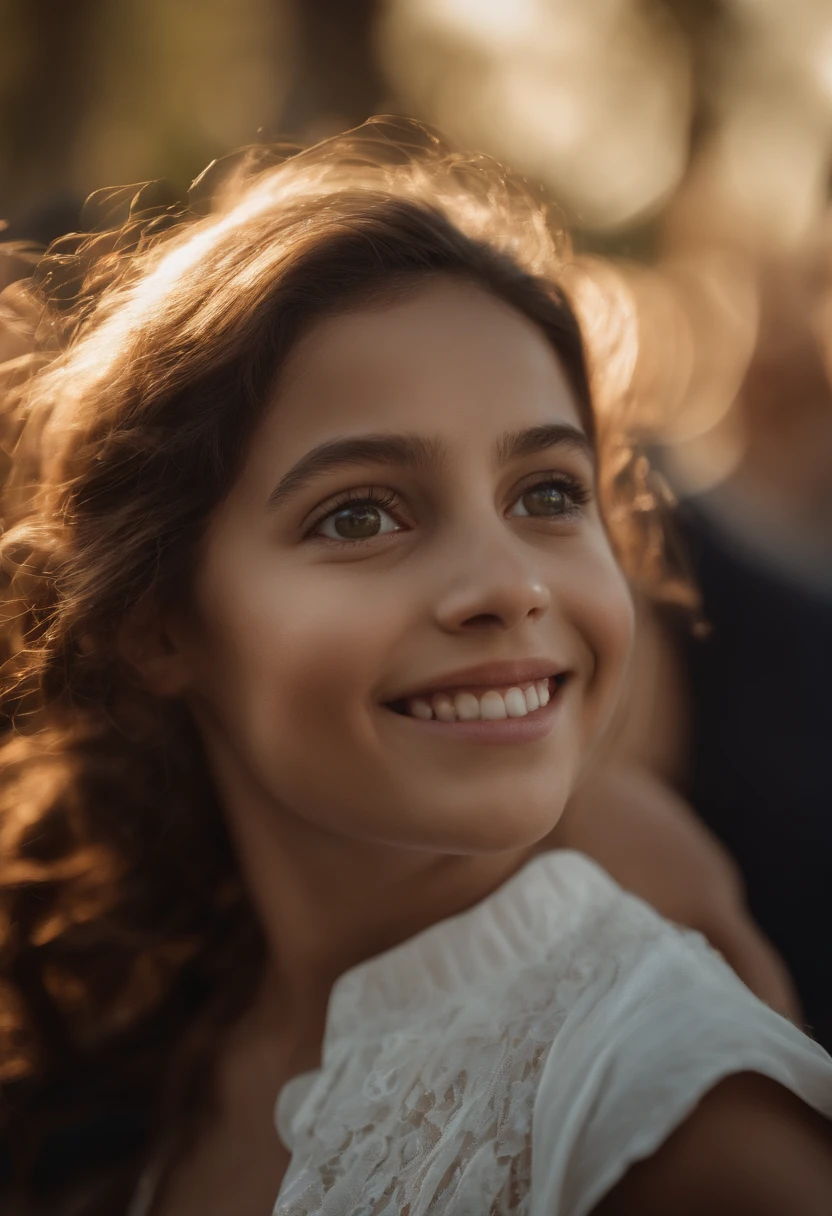 best quality, master part, Ultra high resolution, (filmic grain: 1.4), fotografia digital, franja, film lighting, (Fuji Cor: 1.2) retrato,, 1 girl, sozinho, facing the audience, sorridente, (Rosto em close-up), poros claros, looking up at the audience, fundo do oceano (Realistic: 1.2)