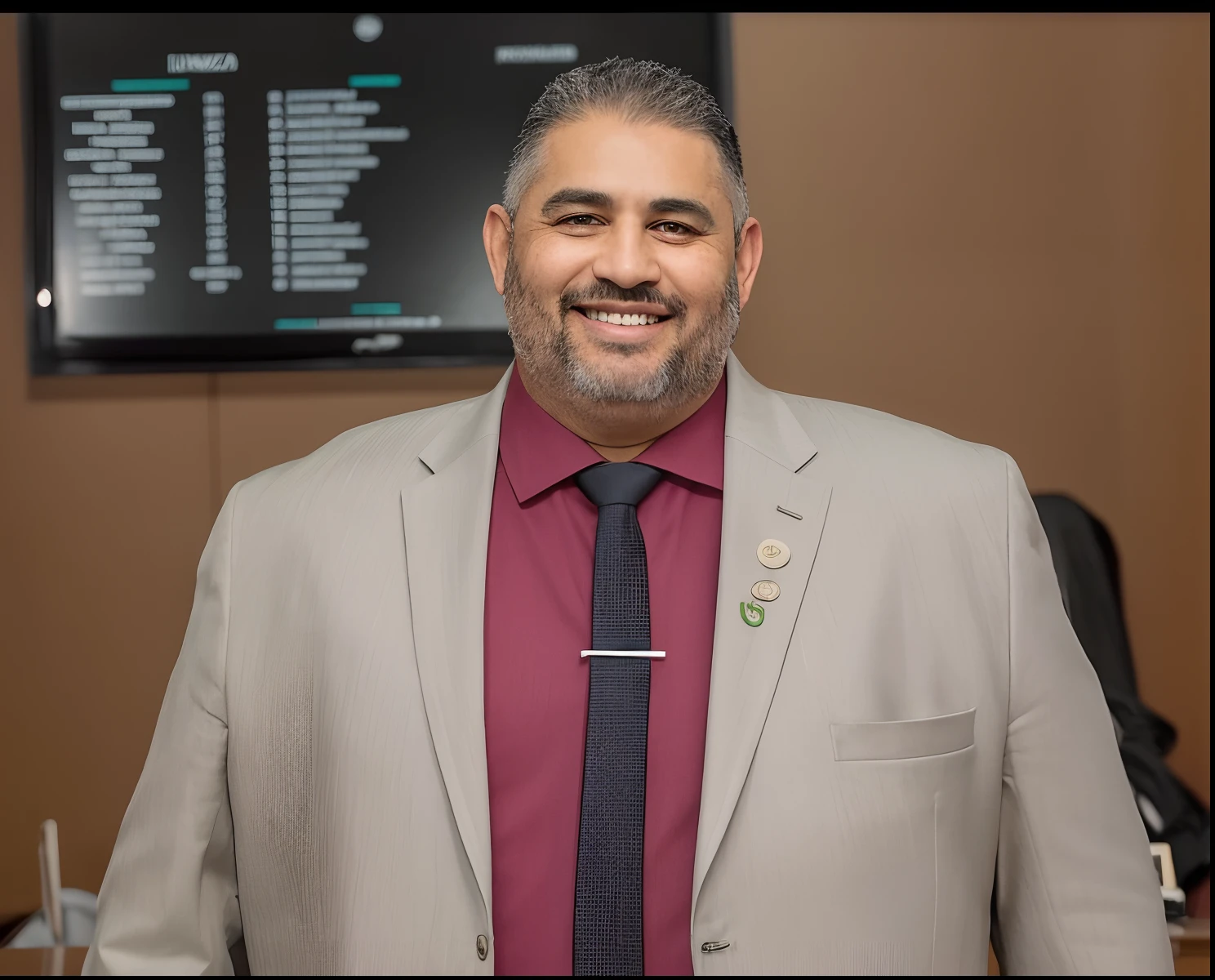 Smiling man in suit and tie standing in front of a table, Eloy Morales, José Moncada, taken in the early 2020s, Joel Torres, 2 0 2 2 foto, david rios ferreira, Pablo Oliveira, Tiago Zapata, juan diaz canales, Pablo Perdomo, Arauto Ortega