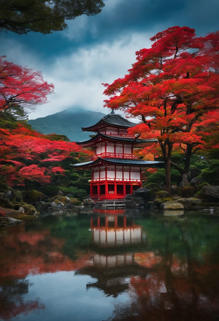 styhuke, (sgnovelcg:1.2), sgzeronovelcg, DDIM_Humadim, Shrine of Japan, scenecy, Water, Mistbone