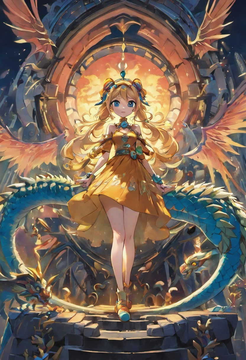 retrato da mulher, on top of a Dragon ::style cartoon, (((Front view))), Estilo Disney Pixar, Filme 3D, altamente detalhado, vivid colors (((corpo inteiro))) ::n_style realista, anime