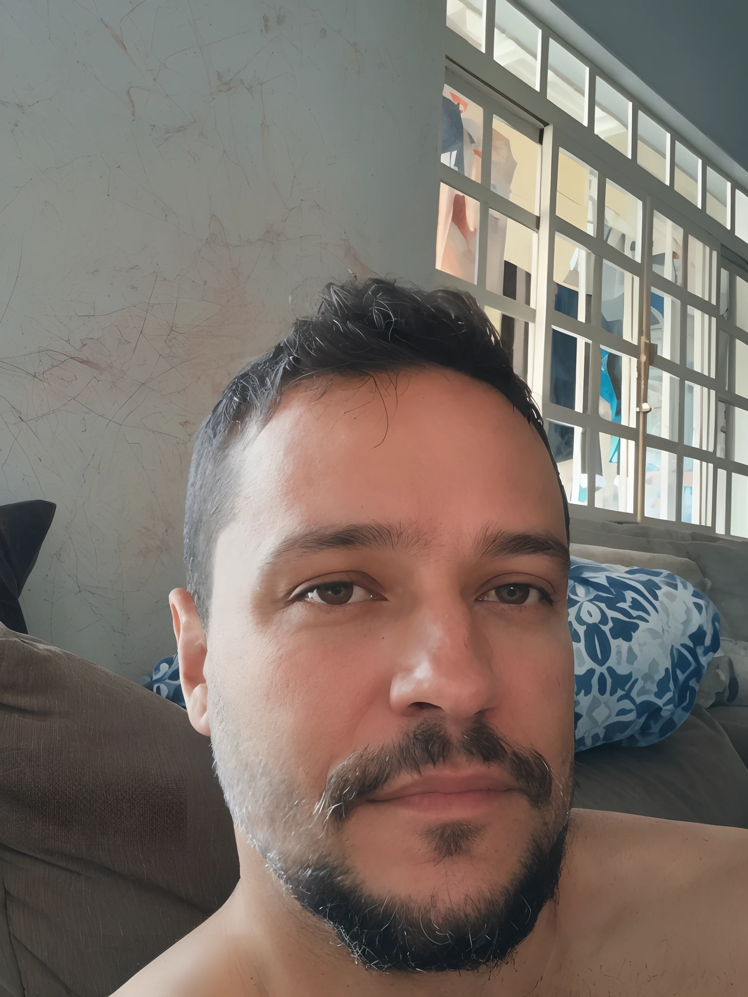 there is a man with a beard sitting on a couch, 4 0 years old man, (38 years old), david rios ferreira, 38 years old, 45 years old men, in sao paulo, 3 6 years old, 3 2 years old, icaro carvalho, inspired by Antônio Parreiras, 35 years old