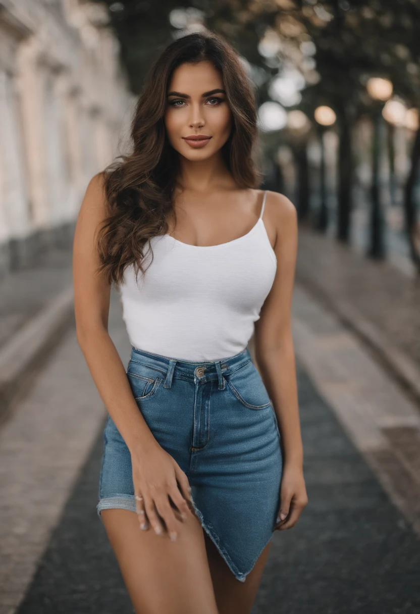 mulher com regata e calcinha combinando, 18 anos, ??????????? com olhos azuis, Retrato Sophie Mudd, Retrato de Corinna Kopf, cabelos loiros e olhos grandes, selfie de uma jovem mulher, Olhos na sala, Violeta Myers, ohne maquiagem, Maquiagem natural, Look directly at the camera, Rosto com Artgram, dezentes Maquiagem, Great full body photo, no quarto, Fission