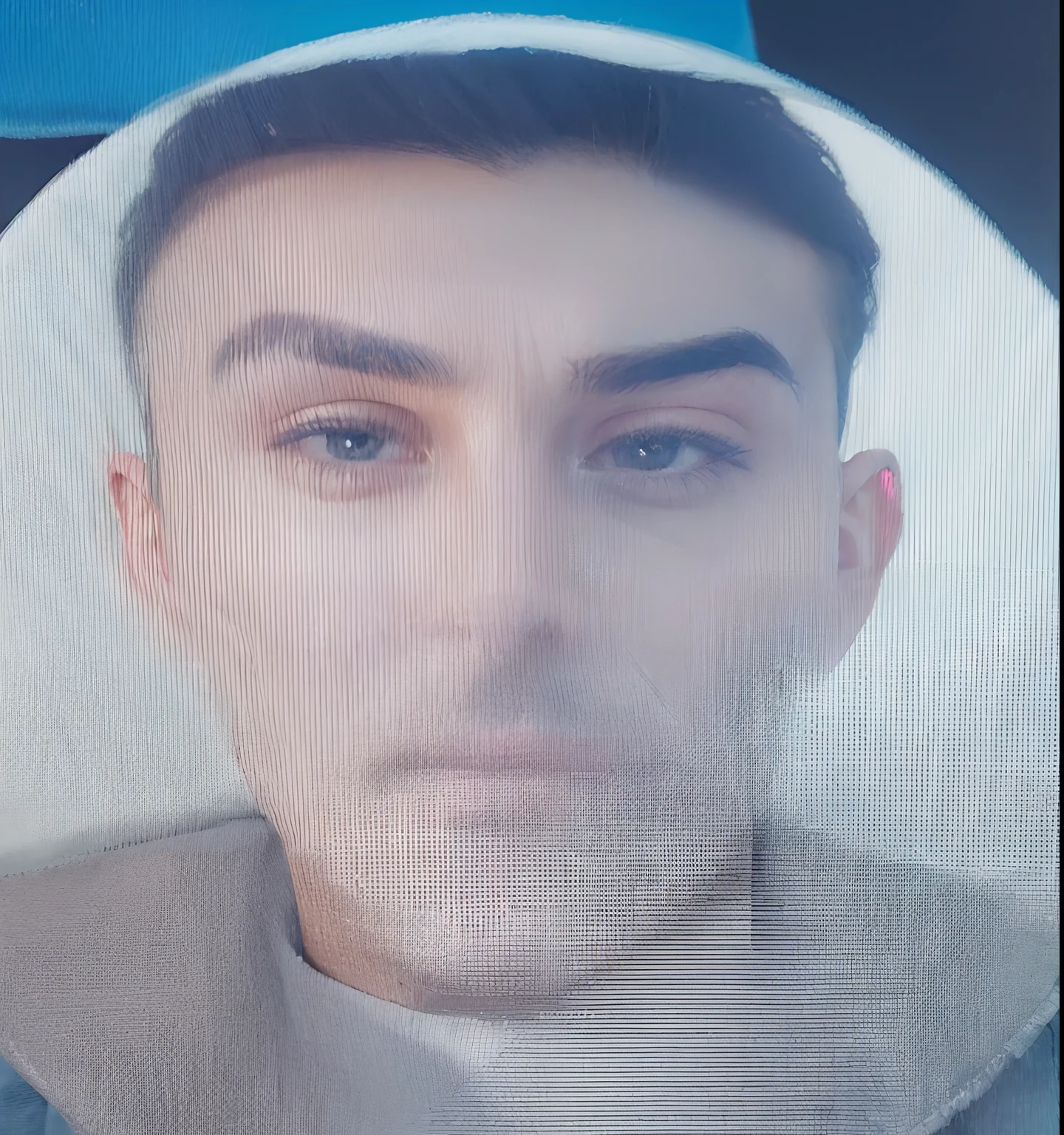 Soldado masculino fardado estilo pixar.