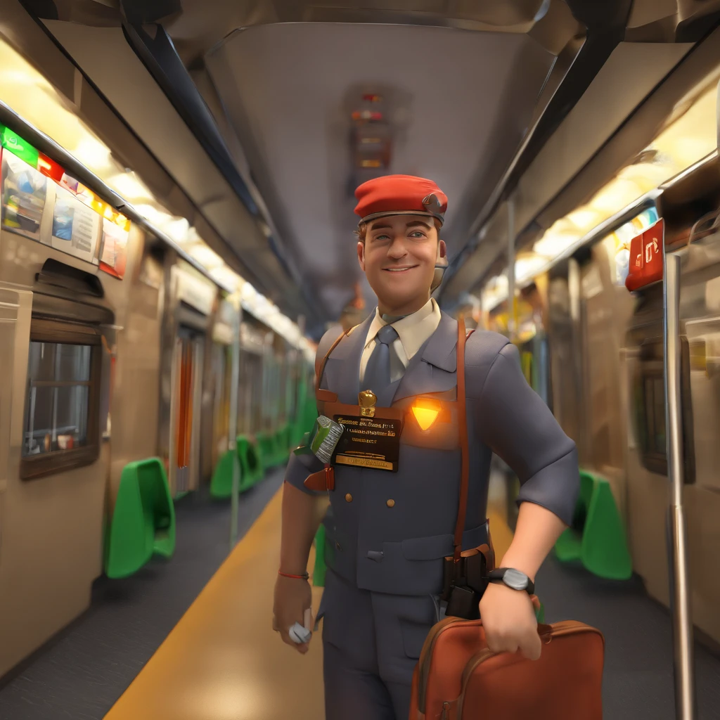 Make a subway conductor , doidinho moreno.