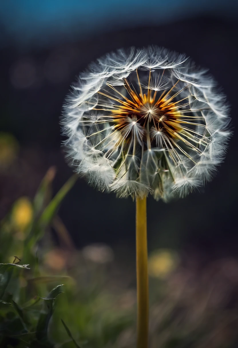 A dandelion flower
