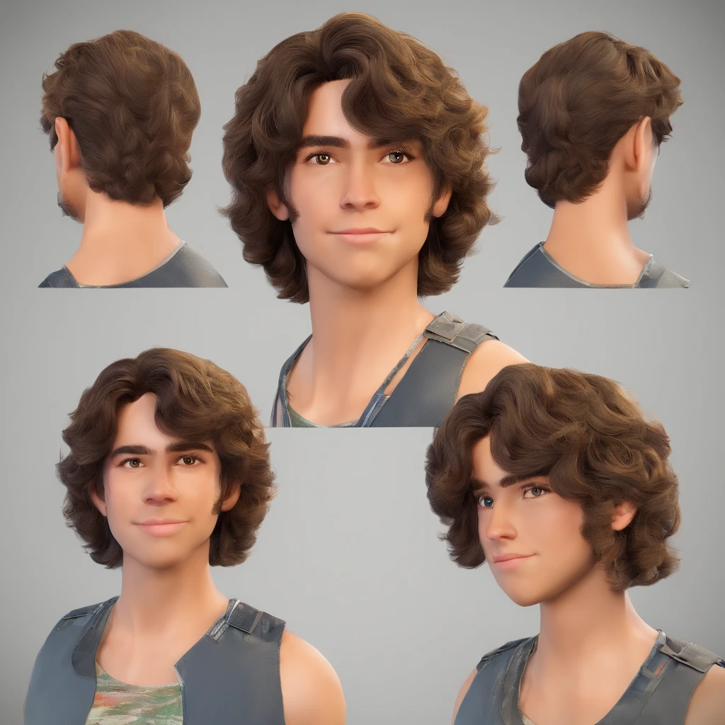 I'm just killin' I'm a boy got medium hair I wear earrings kinda thin face I' my hair is kinda straight and curly
