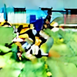 There are two men playing football on a field with a blue building in the background, desporto, batalha intensa, mid action, mid - action, cena intensa, great action, Perto da derrota, action shot, bad quality, cena triste, Action Photo, Atacando, fotografia, Carregado, momento intenso, futebol, Corrida, dramatic action shot, Wining