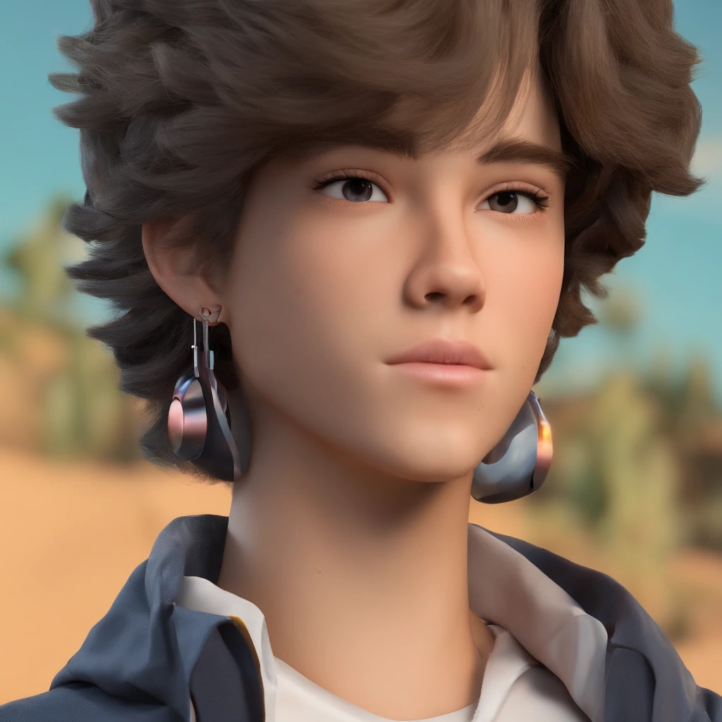 I'm just killin' I'm a boy got medium hair I wear earrings kinda thin face I' my hair is kinda straight and curly