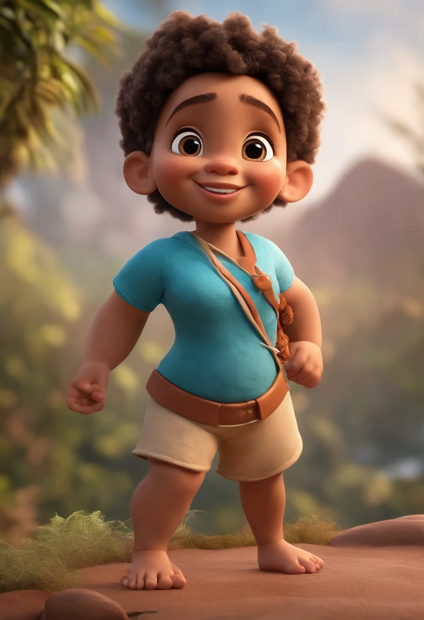 personagem dos desenhos animados de uma igual a Moana baby, animation character, Caractere estilizado, animation style rendering, 3D estilizado, Arnold Maya render, 3 d render stylized, toon render keyshot, Personagem 3D, Personagem 3D, 3d rendering stylized, 3 d character render, personagem de desenho animado, Personagem de close up, Pose de personagem, (Estilo Pixar) (master part:1.2) (Bokeh) (best quality) (pele detalhada) (textura detalhada) (8k) (argila) (Cinematic lighting) (foco nítido