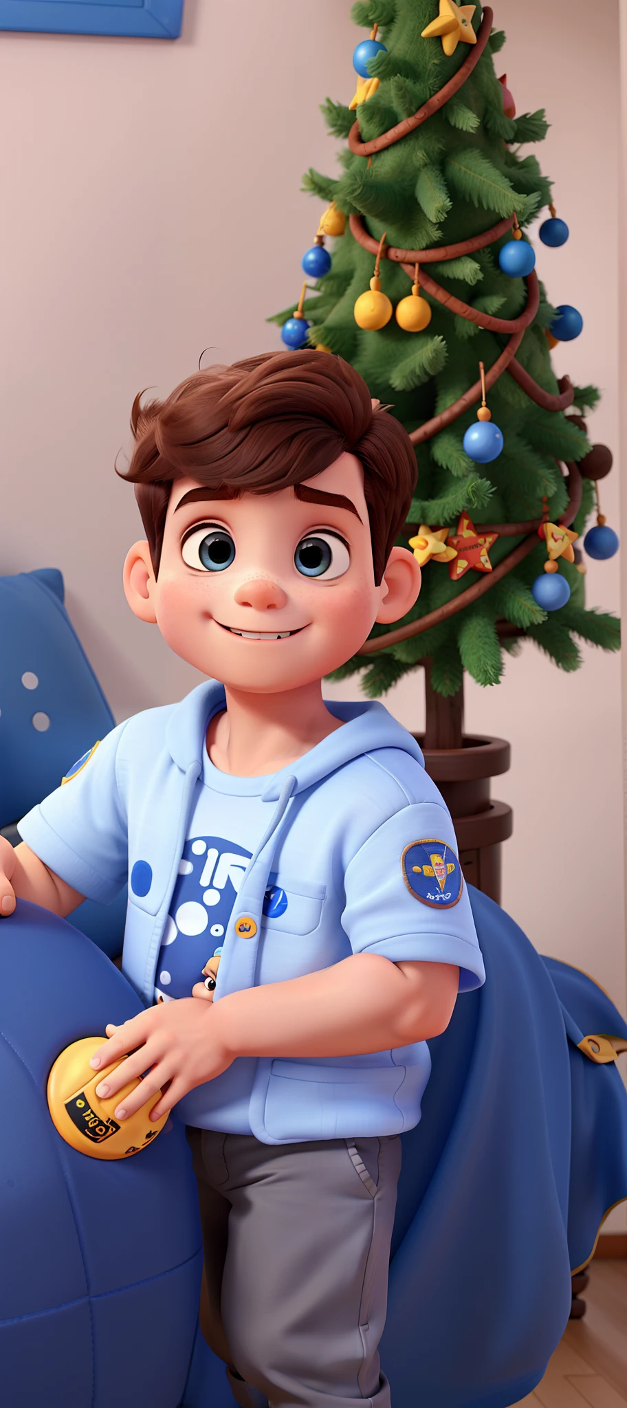 Baby Boy Cabelo Pequeno, Disney pixar | roupa astronauta|com cor dos olhos castanhos e mais bebe de 2 anos