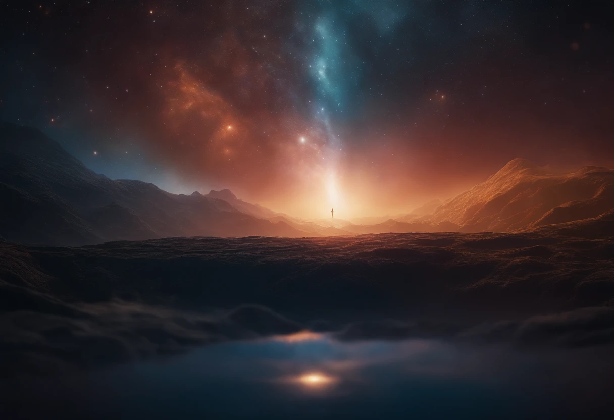 kosmos,Abstract,light and shadows,mystical,intergalactic,nebulas,stellar,Colorful,A meditative,Fantastical