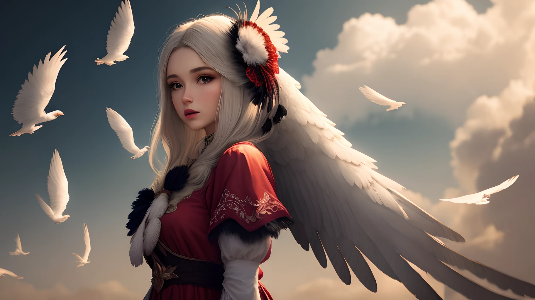 Feathered Woman