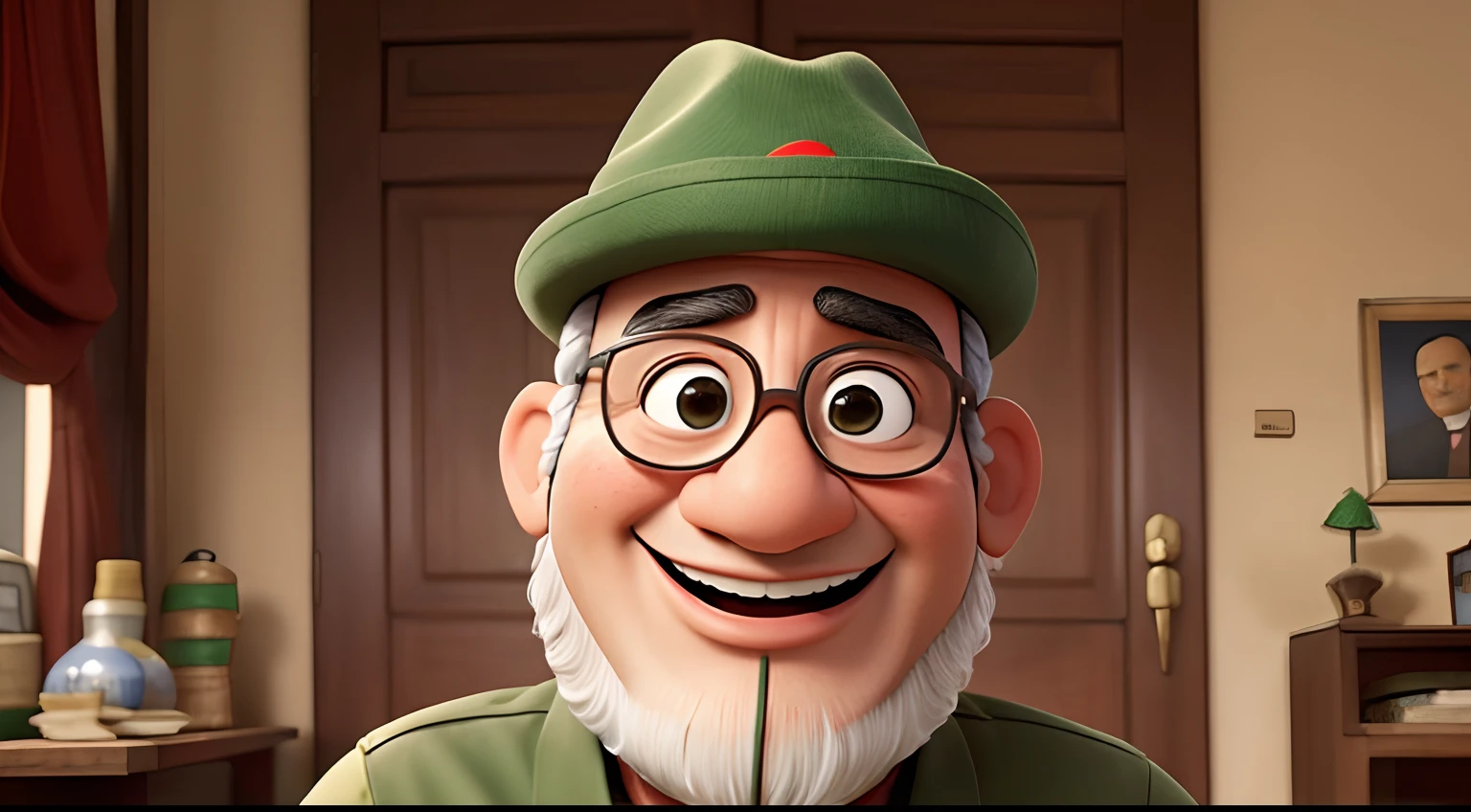 Hoje, O humor do pai era muito feliz, because uncle got a call from London saying he's coming to Pakistan.