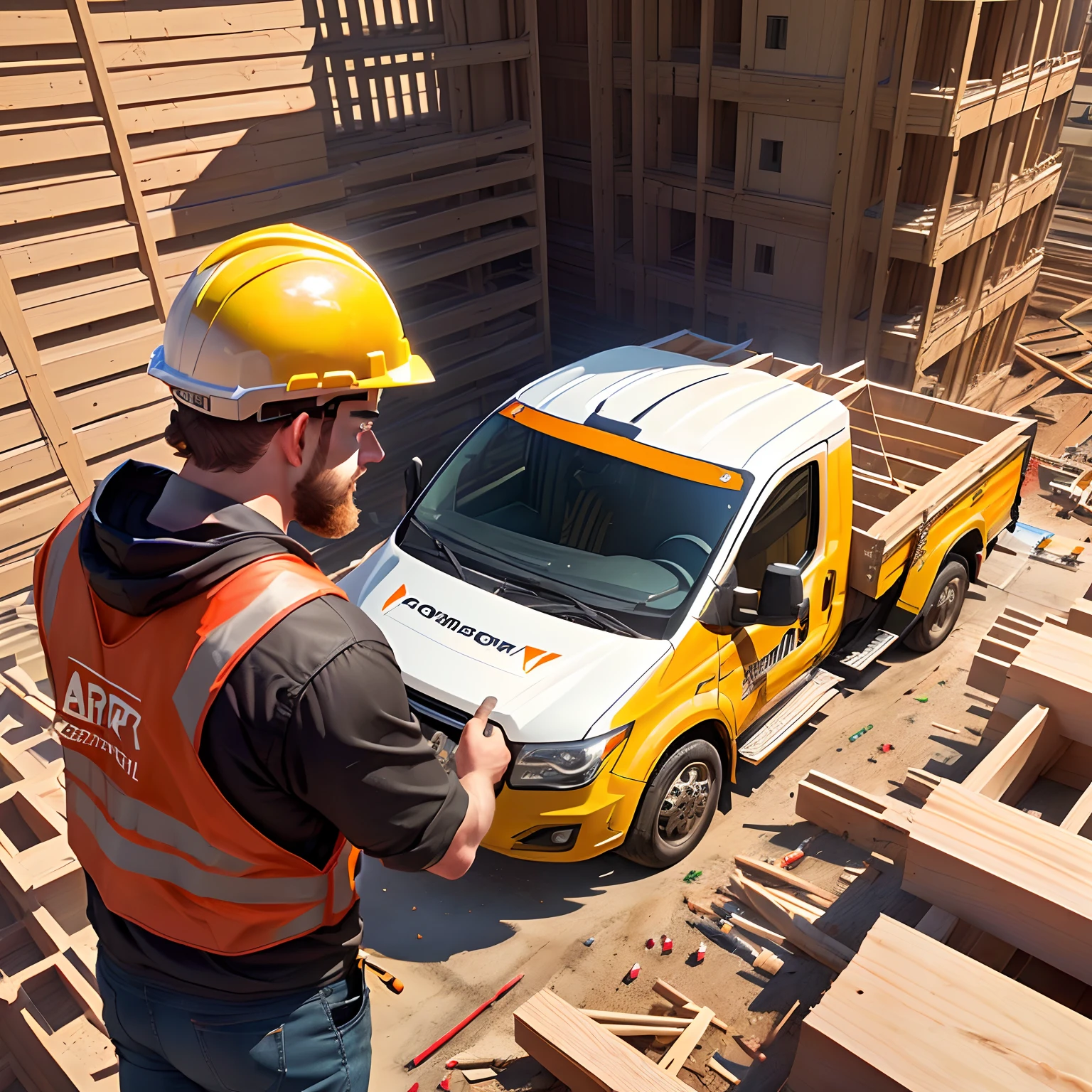 Create a logo for Alpha Construction Pros which is a construction company