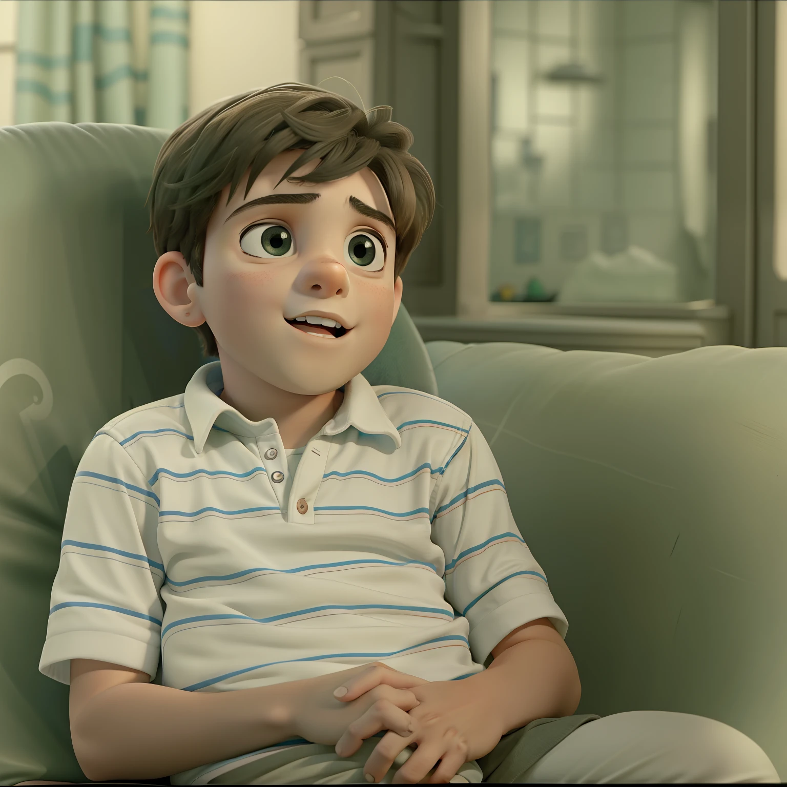 Peter is a very restless boy, possui autismo, mas muito amoroso, tem 10 anos.
