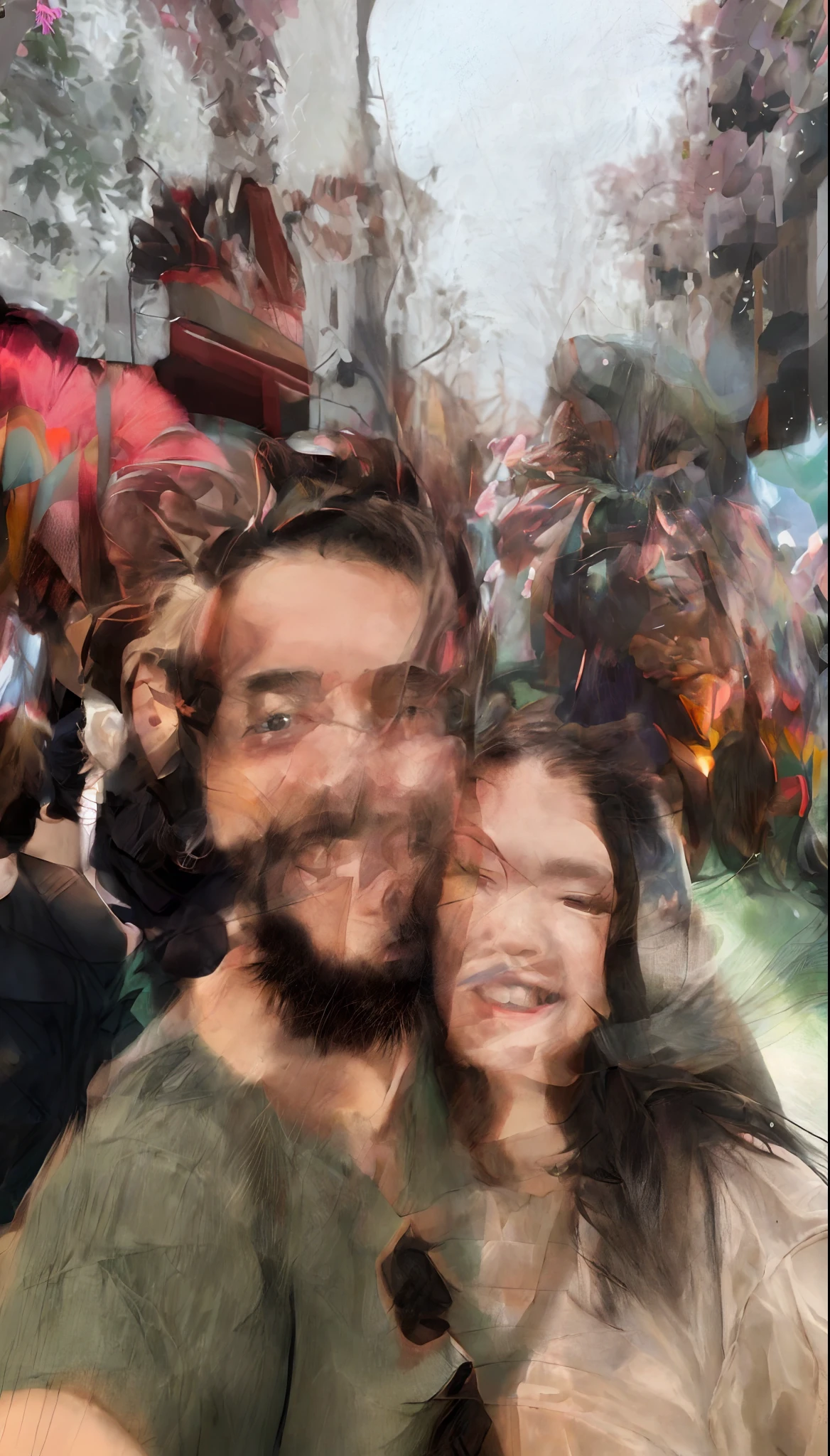 there is a man and woman taking a selfie in the park, tirado no iphone 1 3 pro, imagem de perfil, with a , tirado no iphone 14 o, foto de perfil, Eloy Morales, Directed by: David Ruby, foto de perfil, Rua Juliana, com verruga, Condutor de Ene, Jose Miguel Romano Francisca, foto do perfil, 🤬 🤮 💕 🎀