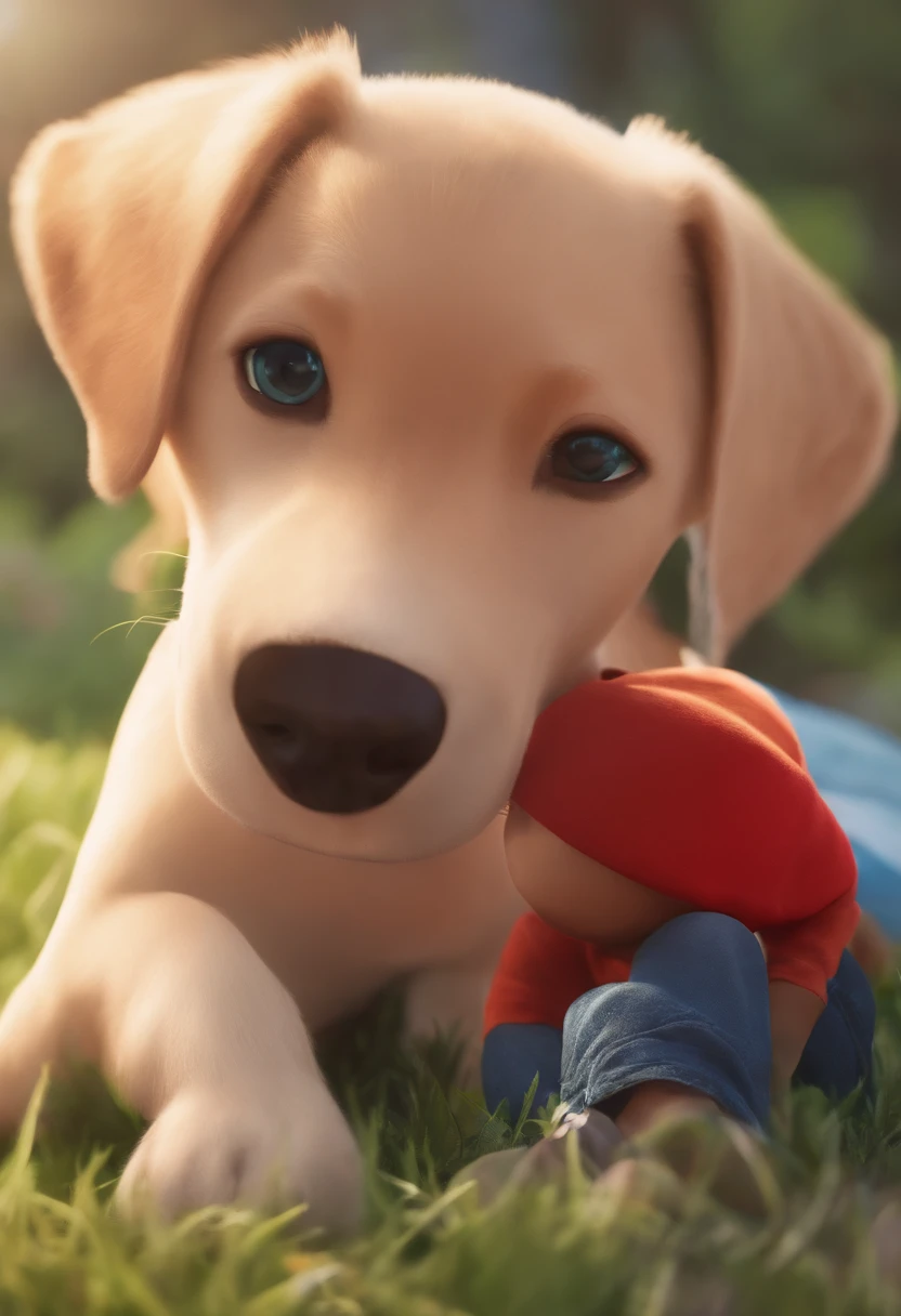 Image of a boy for a story in a YouTube video in Pixar format, He's the little allabester, He's the class leader, He's outgoing, Playful and gets up for a lot of things