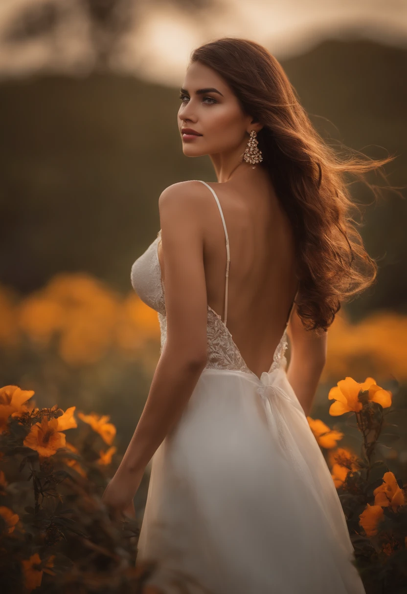 master part,extremamente detalhado CG unidade 8k papel de parede,1girl, Beautiful, Realistic, Blurry, Blurry_Background Story, Blurry_primeiro plano, ramo, marrom_Hair, flor de ameixa, prOfundidade_Of_campo, Brincos, flor, jewelries, nariz, Realistic, sozinho,Roupas chinesas,dedos escondidos, armas escondidas, wearing only bra