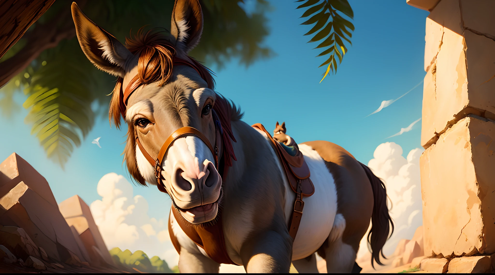 Donkey, Pixar-style