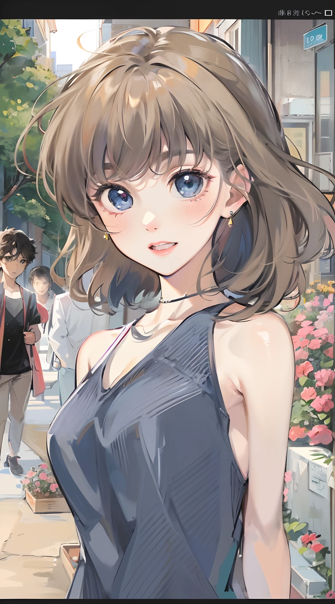 Absurdres masterpiece HDR high quality picture of a scenes from Hana yori dango anime, character is with detailed face, simple hair design , happy face, different clothes , ((random hair style:1 )) , anime eyes, light skin , 

Different outfits from anime, detailed outfit, nice background, masterpiece scenery