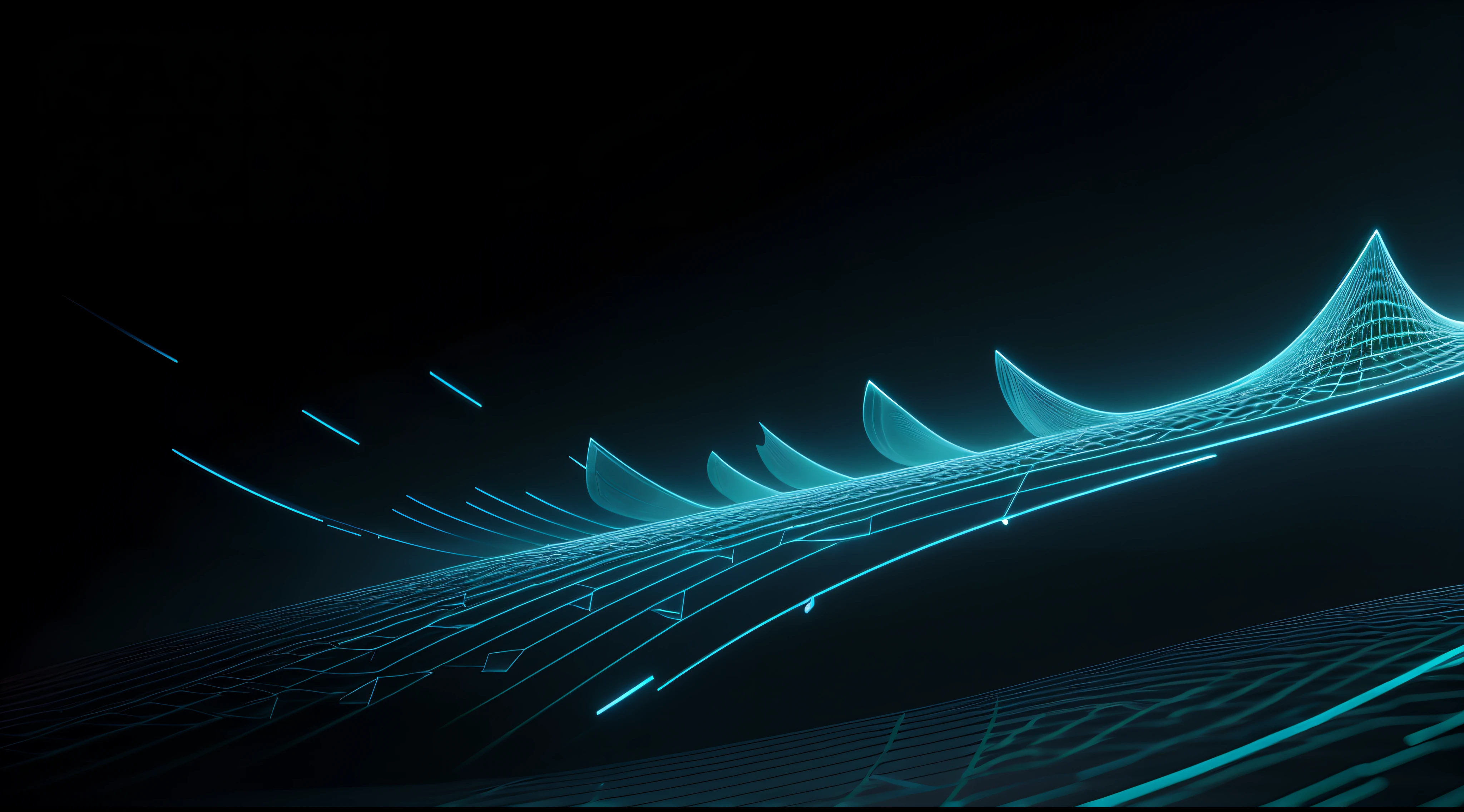 Engaging 3D visualization featuring stunning graphs、glinting