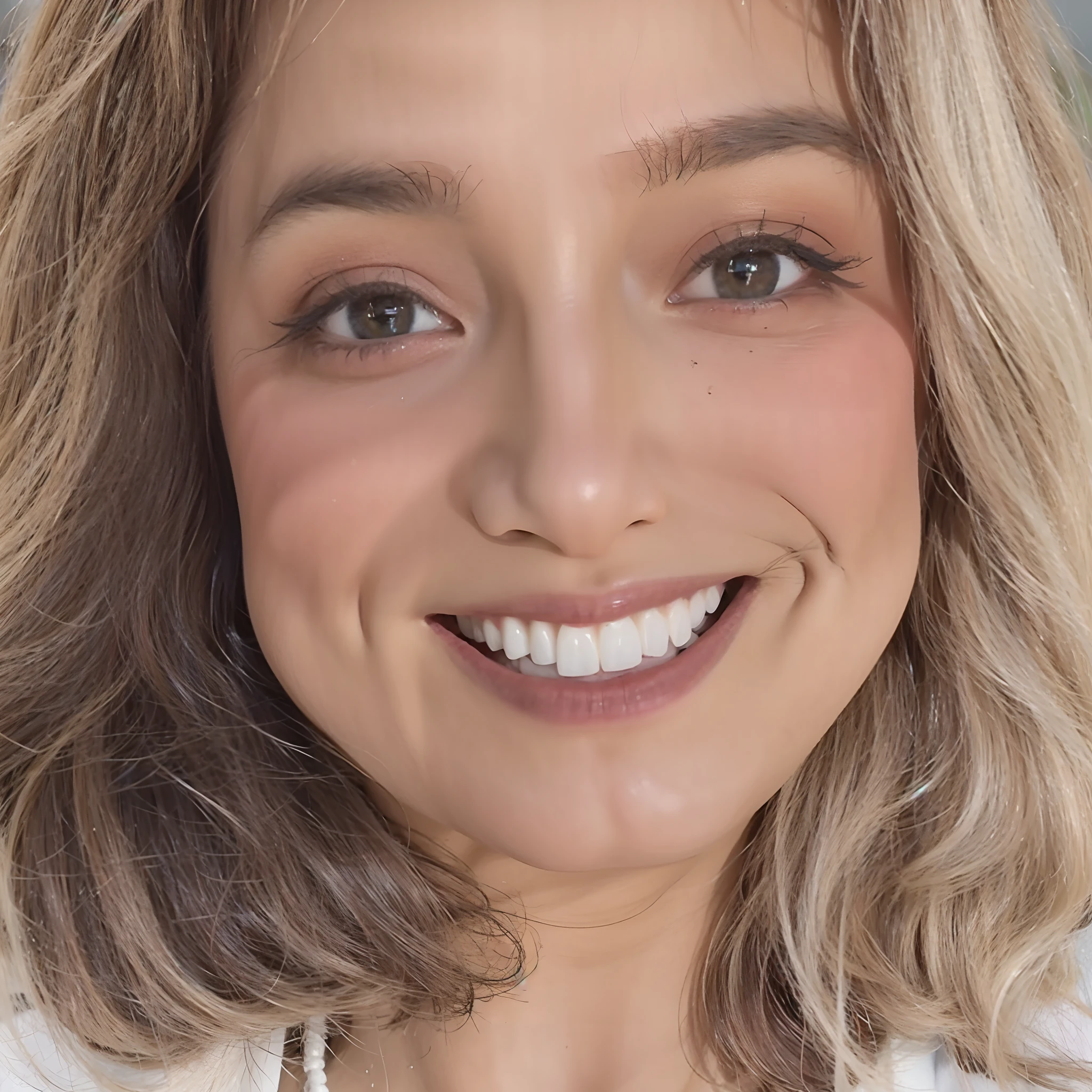 mulher sorridente com cabelo loiro e uma camisa branca, foto de perfil headshot, imagem de perfil, close-up headshot, medium close up portrait, retrato de close-up headshot, close-upheadshot impressionante, Karolina Cummings, foto headshot, fechar o rosto, Alana Fletcher, rosto completo close up retrato, foto do perfil, foto de perfil profissional, woman's face looking off camera, retrato headshot