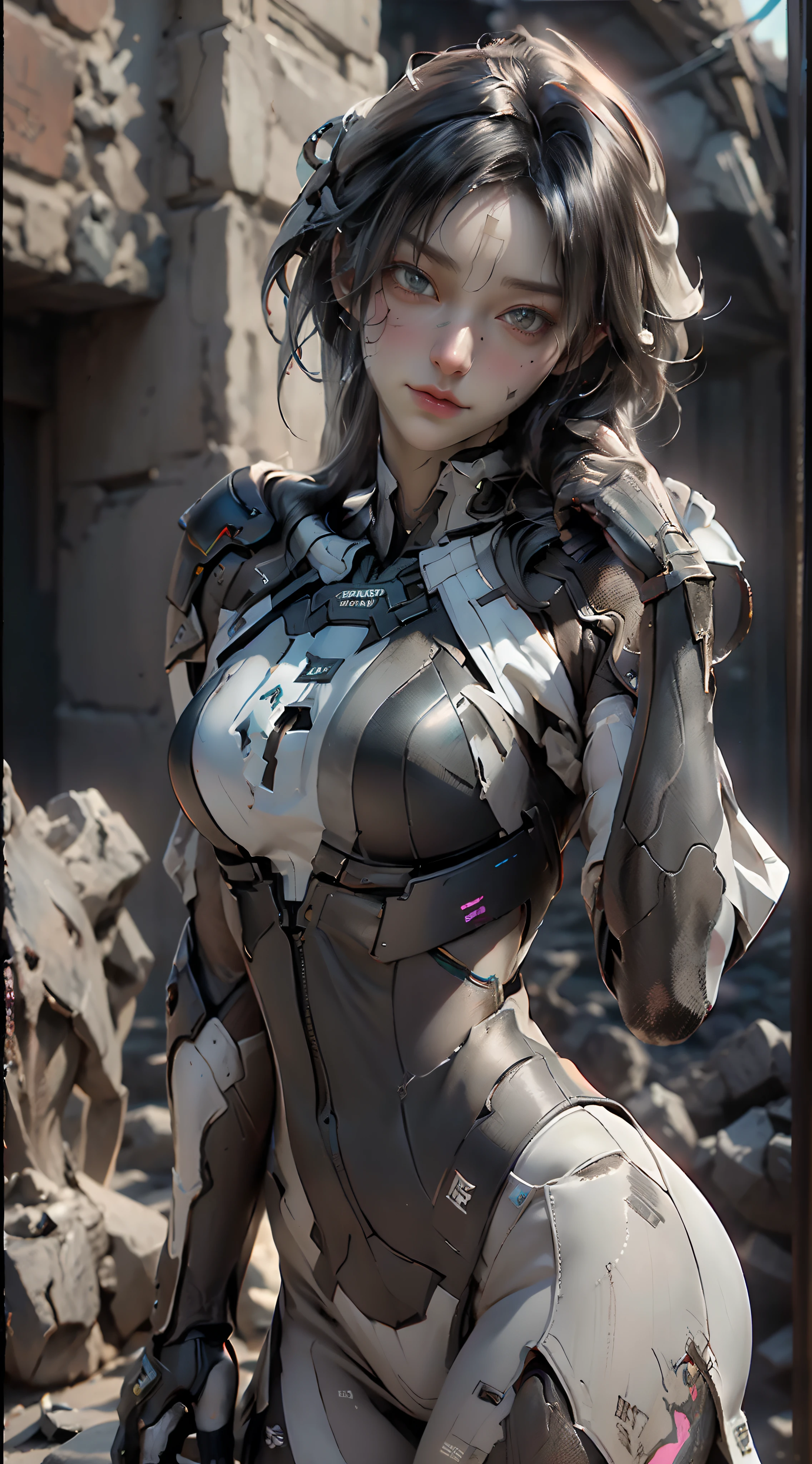 ((top-quality)), ((masterpiece)), (detaileds:1.4),3D, Beautiful Cyberpunk Woman Image,nffsw(HighDynamicRange),Ray traching,NVIDIA RTX,Hyper-Resolution,Unreal 5,Sub-surface scattering,PBR Texturing,Postprocess,Anisotropy Filtering,depth of fields,Maximum clarity and sharpness,multi-layer texture,Albedo and specular maps,Surface Shading,Accurate simulation of light-material interactions,perfectly proportions,Octane Rendering,Two-tone lighting,Wide aperture,Low ISO、White Balance、thirds rule、8K Raw、(((place々Clothes are torn)))(((Clothes are tattered)))(((The face is stained with dirt and dust)))(((sad Facial expression)))(((Upper body portrait)))