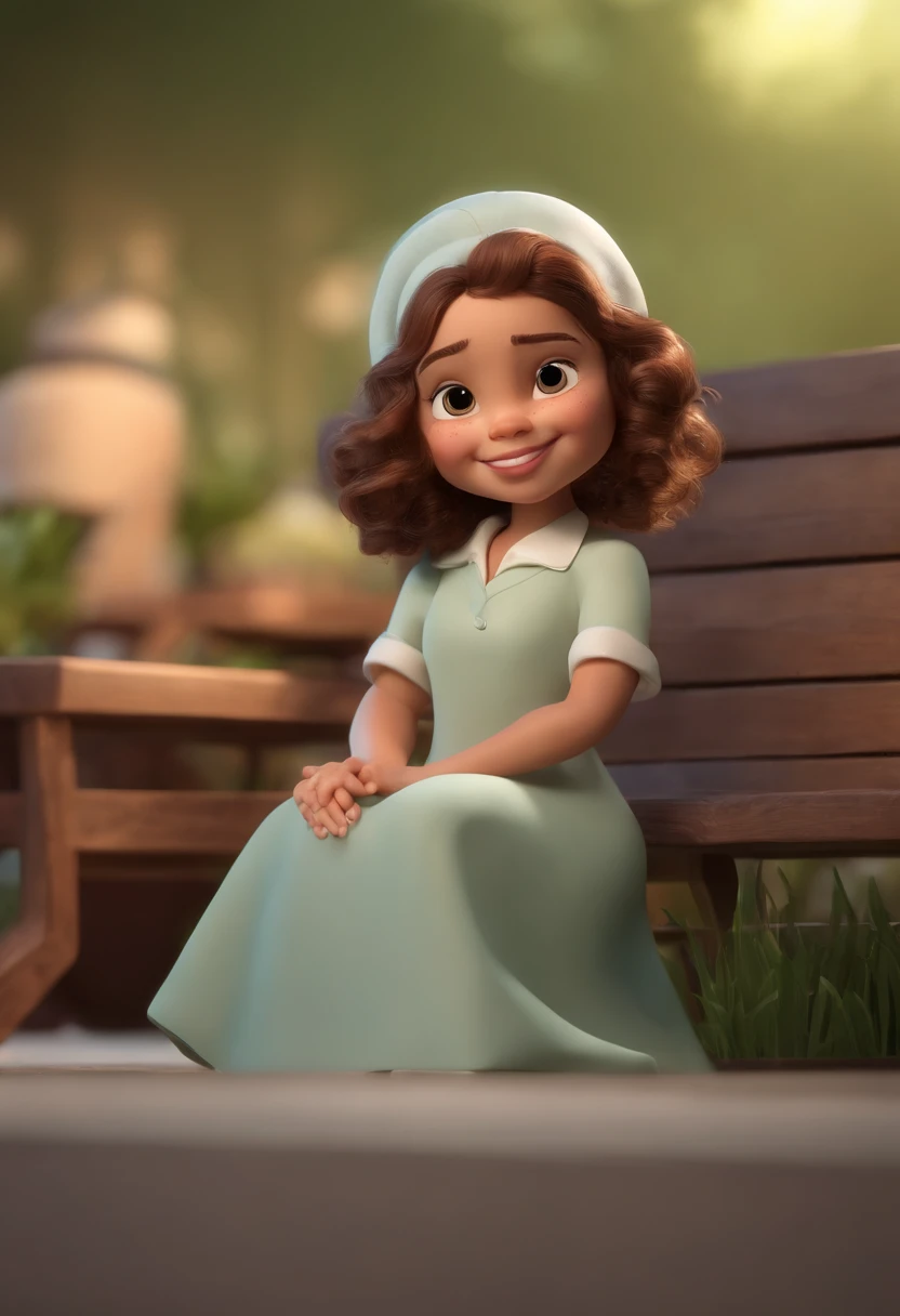 personagem dos desenhos animados de uma com cabelo encalacolado grande, pele morena, segurando um gatinho branco, animation character, Caractere estilizado, animation style rendering, 3D estilizado, Arnold Maya render, 3 d render stylized, toon render keyshot, Personagem 3D, Personagem 3D, 3d rendering stylized, 3 d character render, personagem de desenho animado, Personagem de close up, Pose de personagem, (Estilo Pixar) (master part:1.2) (Bokeh) (best quality) (pele detalhada) (textura detalhada) (8k) (argila) (Cinematic lighting) (foco nítido