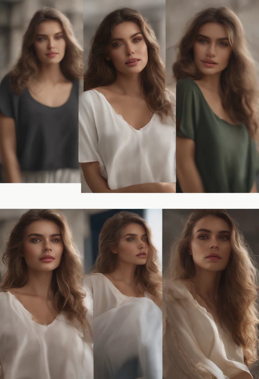 ultra realista 8k CG, master part, ((fundo ultra detalhado, delicate pattern, detalhes intrincados)), best quality, detalhes intrincados, chromatic aberration, 1girl, cabelos longos, cabelos dourados, messy hair, Destaques vermelhos, cabelo sobre um olho, sharp eyes, Gargantilha, parede de tijolos, grafity, dim lighting, beco, Camisa Oversized,fora do ombro, see through the white shirt, master part, best quality