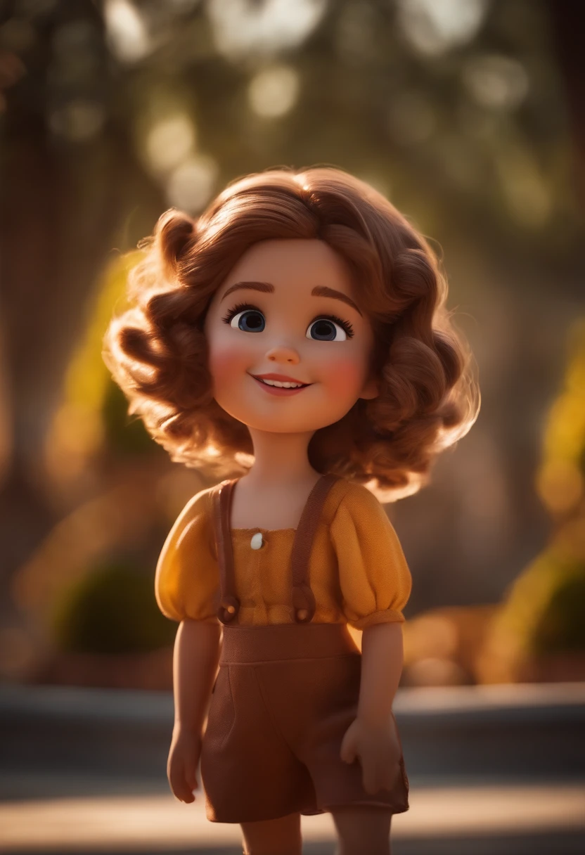 disney style, Chibi, corpo inteiro, fofo, sorridente, Motor irreal, circunstanciado, Ultra High Definition, 8k
