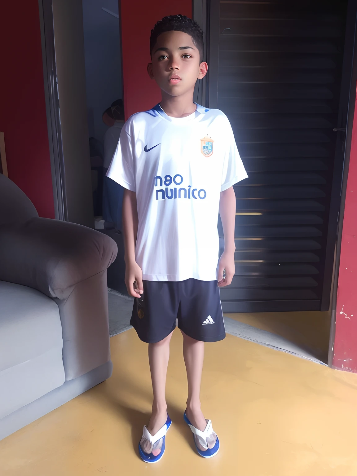 garoto adolescente de 15 anos no quarto