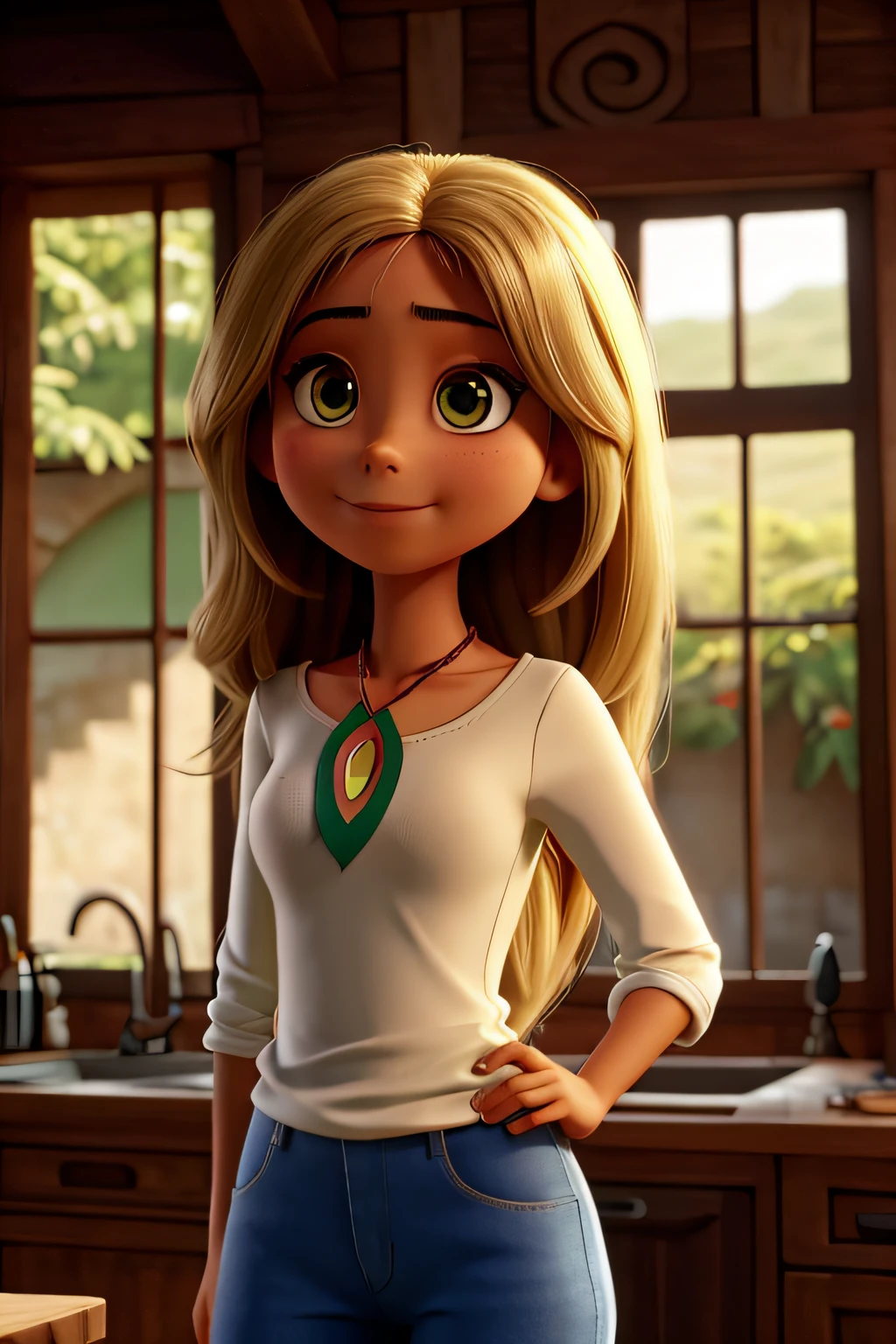 garota magra, Straight hair down to the neck, pele clara e nariz italiano