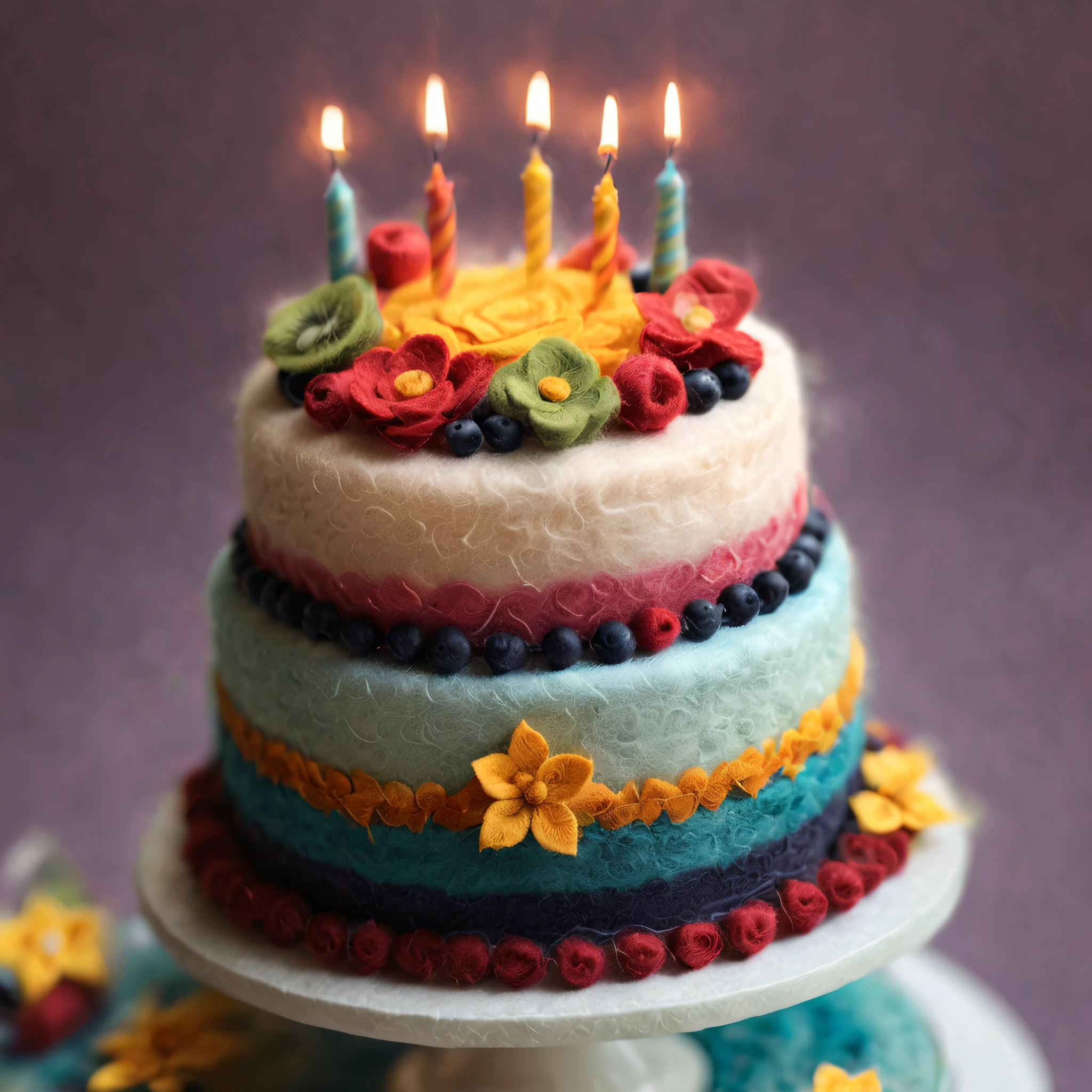3d retro game (Isometric felt for a large and luxurious birthday cake:1.4) ,Fine fruit garnish,flower pattern,Expertly crafted piping lace,8-bit color palette, pixel textures, Pixel art style, Isometric perspective, Highly detailed, twotonelighting, Vibrant colors, 100mm lens, 3d blender render,(Best quality,4K,8K,A high resolution,Masterpiece:1.2), (Super detail:1.2)(Realistic,Photorealistic,photo-realistic:1.37).