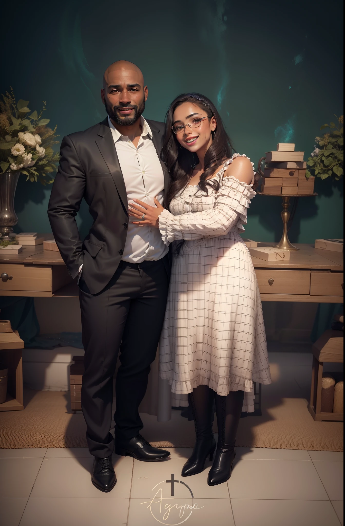 alterar plano de fundo, 8k ,Realistic, vestido bonito, lindos rostos sorridentes, cara bonita