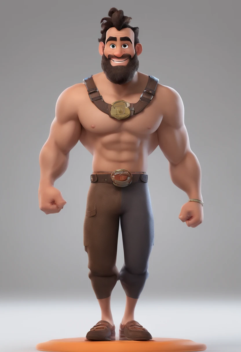 Homem de pele marrom, squint-eyed, cabelo dreads, sorriso muito grande, Macho sorridente, foto de perfil headshot, rindo sorriso enorme, desenhando no estilo de Arte 3D, c4d, fundo de cor branco puro, estilo disney, estilo pixar render ilustracao Super Detalhe, 8k