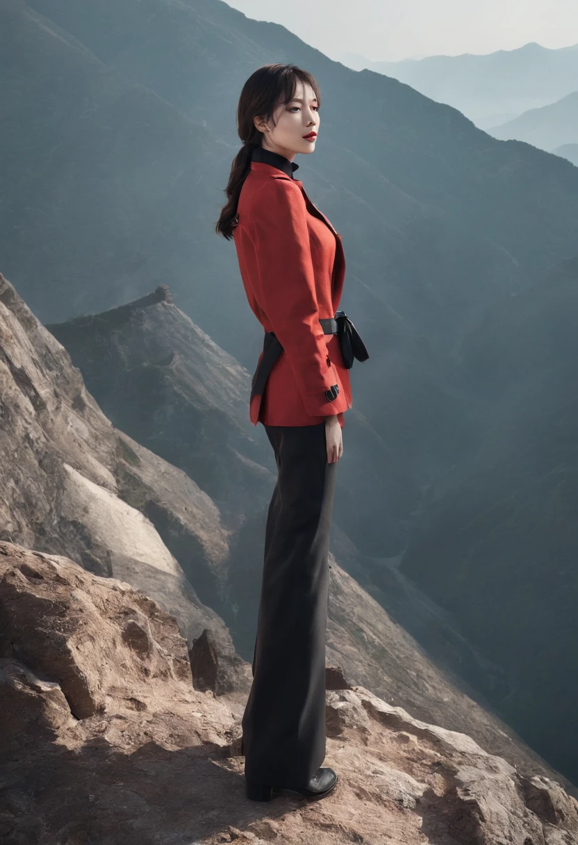 Top of the mountains、Reaching the summit、beautful view、 amazing composition, Climb to the top、You can see the top、Arrive at the summit、Summit of Mt、Reaching、Top